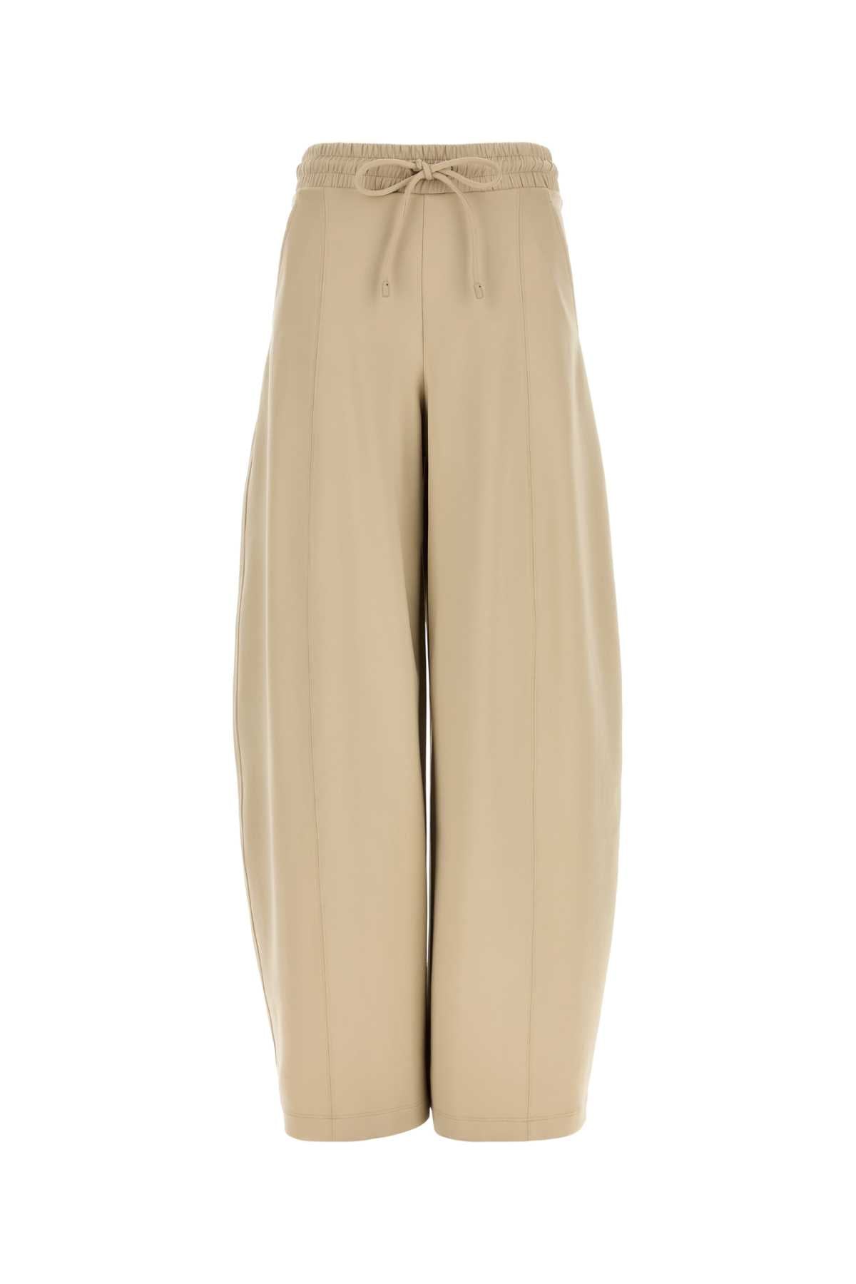 Max Mara Women Beige Nylon Blend Olmo Joggers MAX MARA
