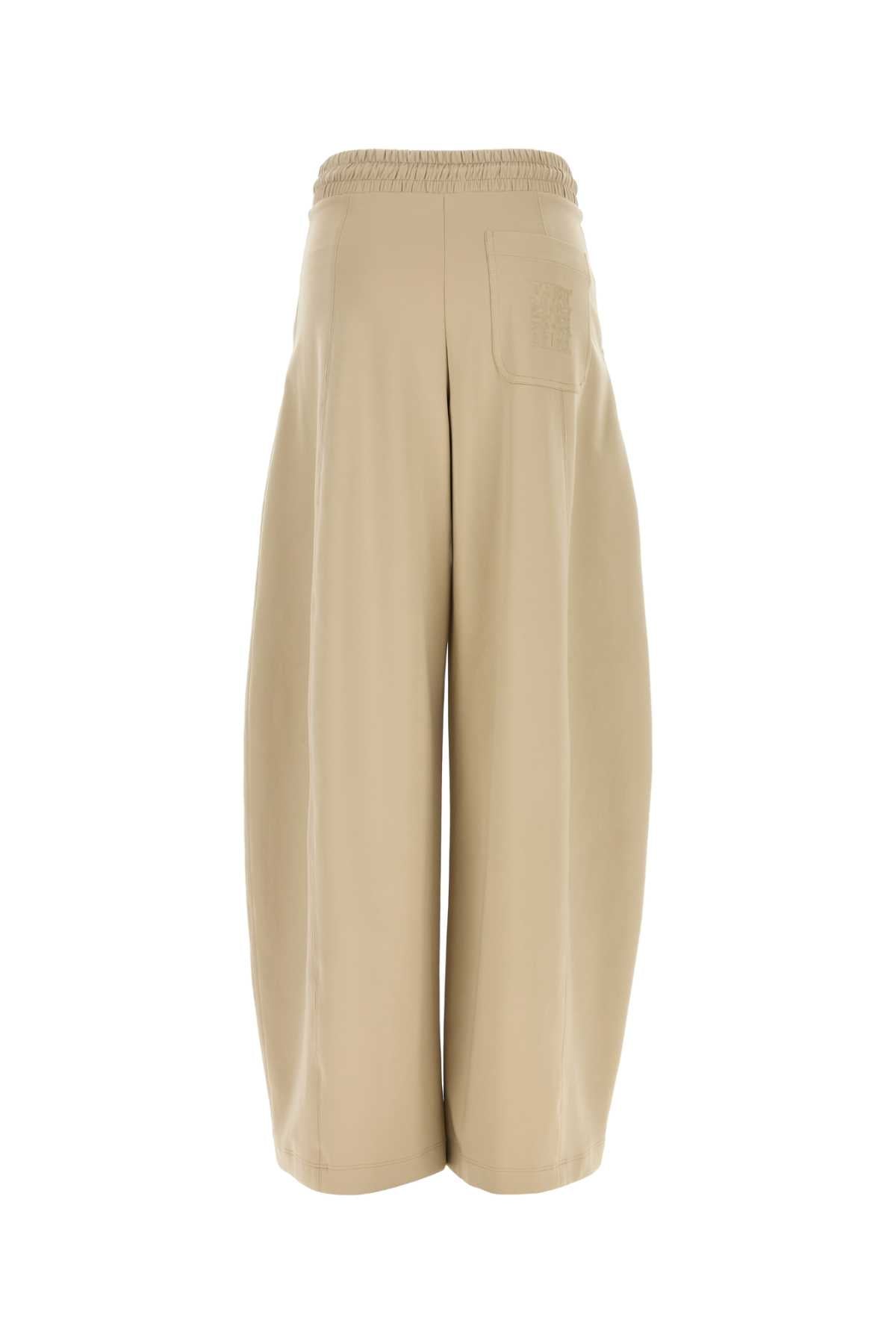Max Mara Women Beige Nylon Blend Olmo Joggers MAX MARA