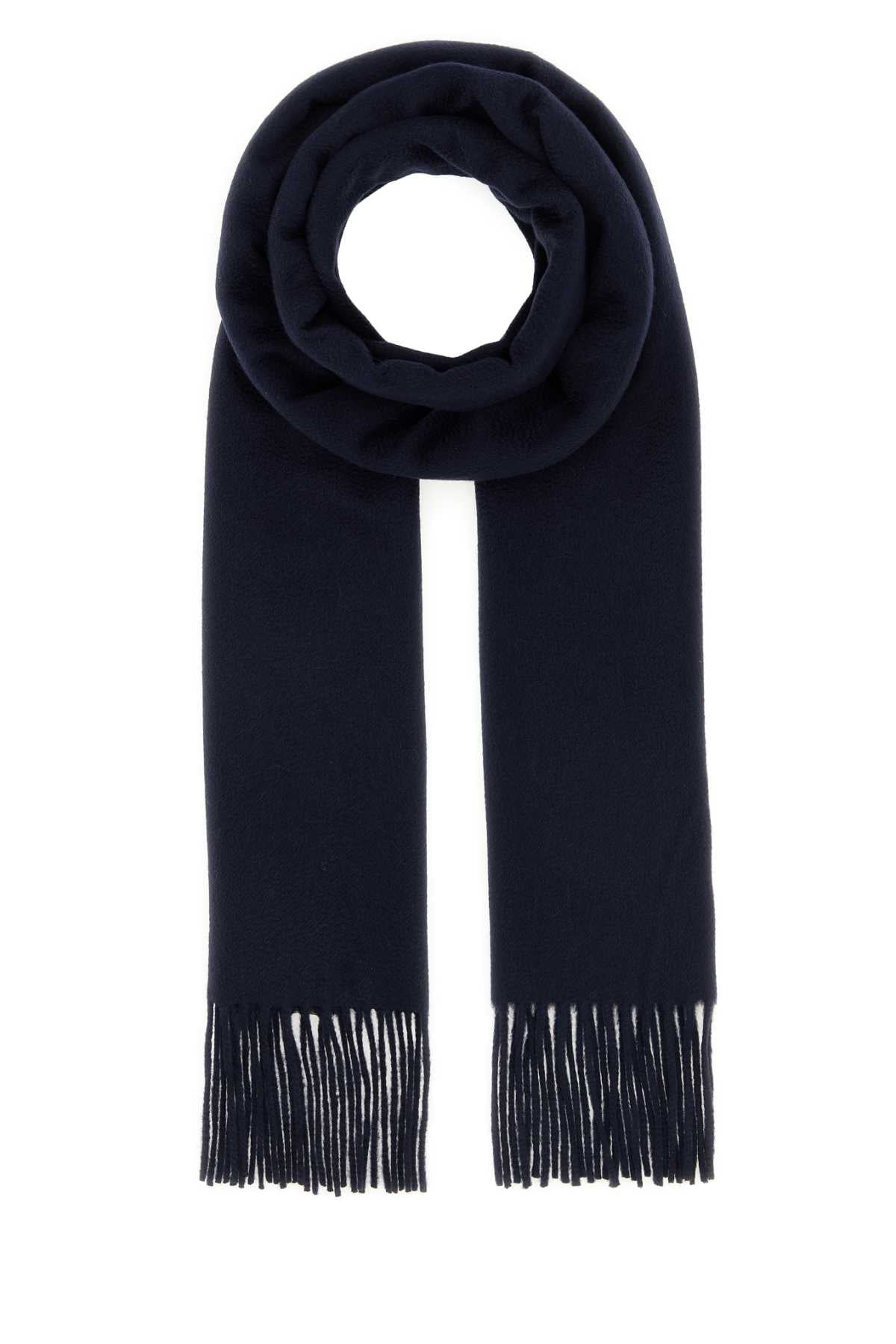 Max Mara Women Midnight Blue Cashmere Dalia Scarf MAX MARA