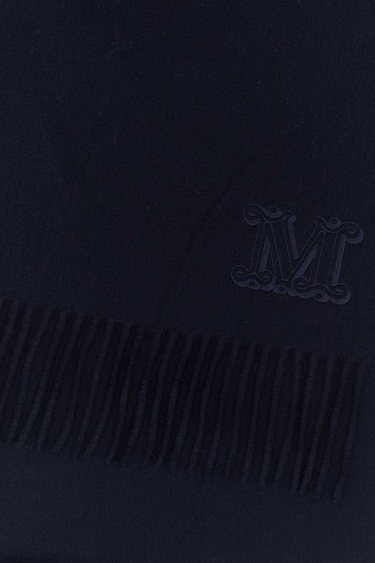 Max Mara Women Midnight Blue Cashmere Dalia Scarf MAX MARA
