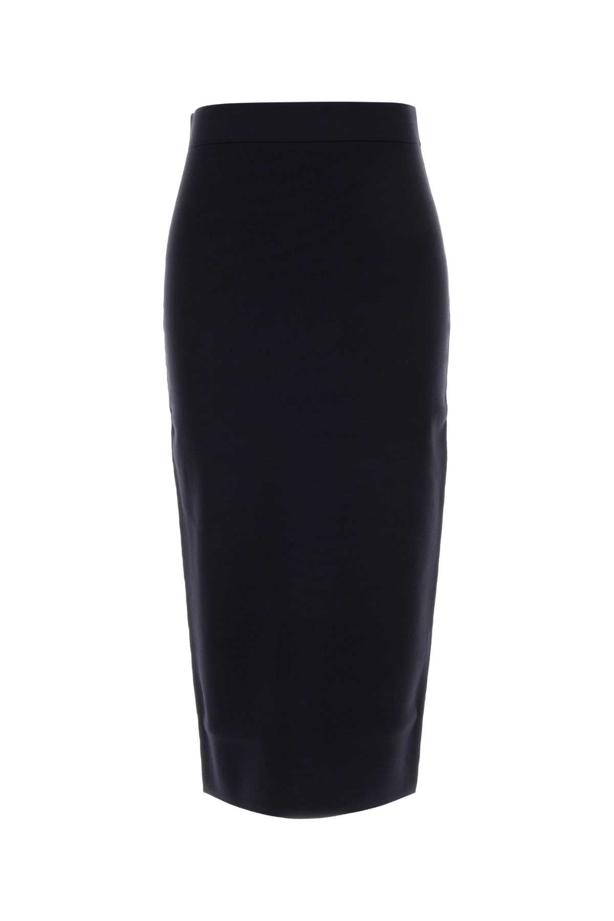 Max Mara Women Midnight Blue Viscose Blend Gamma Skirt MAX MARA
