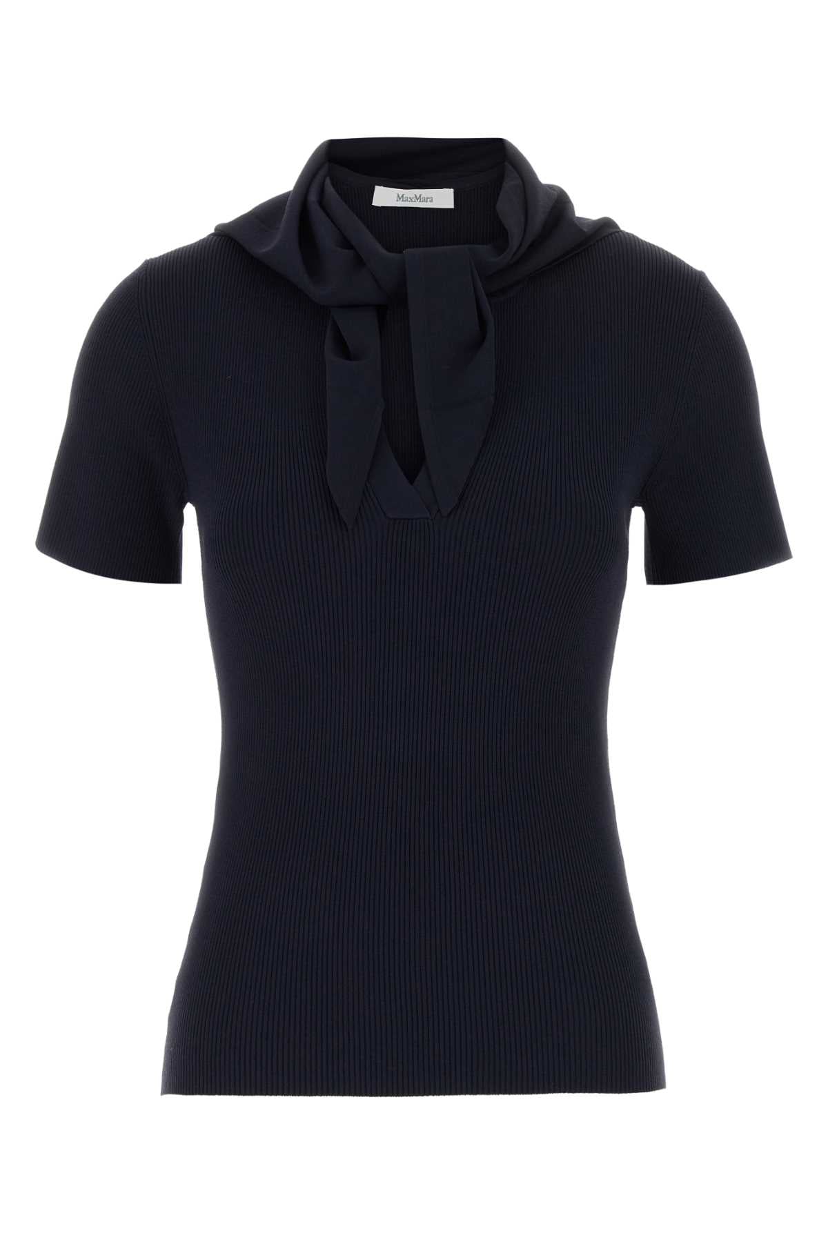Max Mara Women Midnight Blue Viscose Blend Palmeti Top MAX MARA