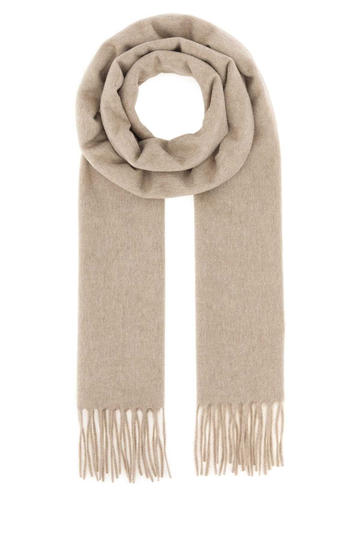 Max Mara Women Sand Cashmere Dalia Scarf MAX MARA