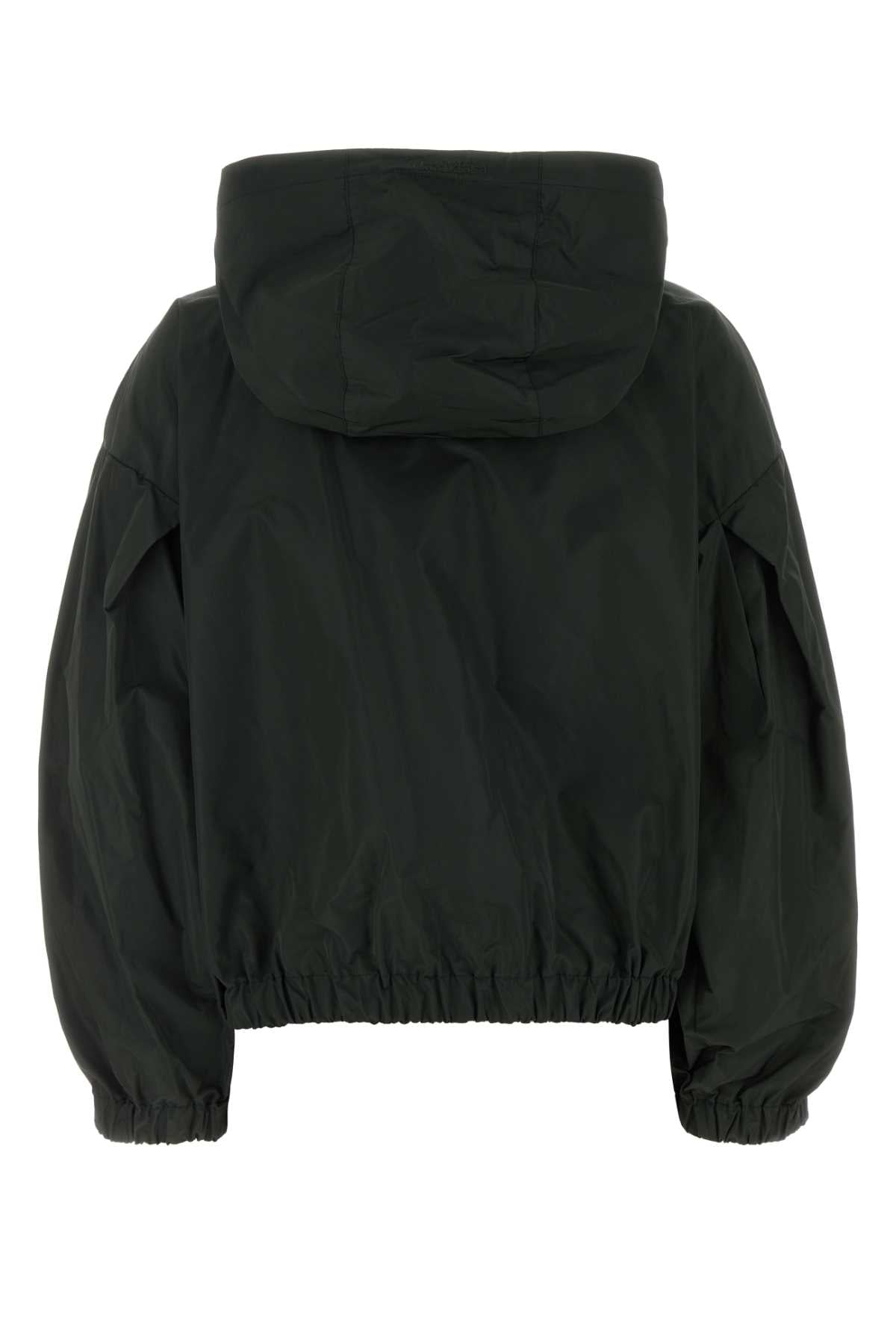 S Maxmara Women Bottle Green Polyester Eliseo Bomber Jacket S MAX MARA