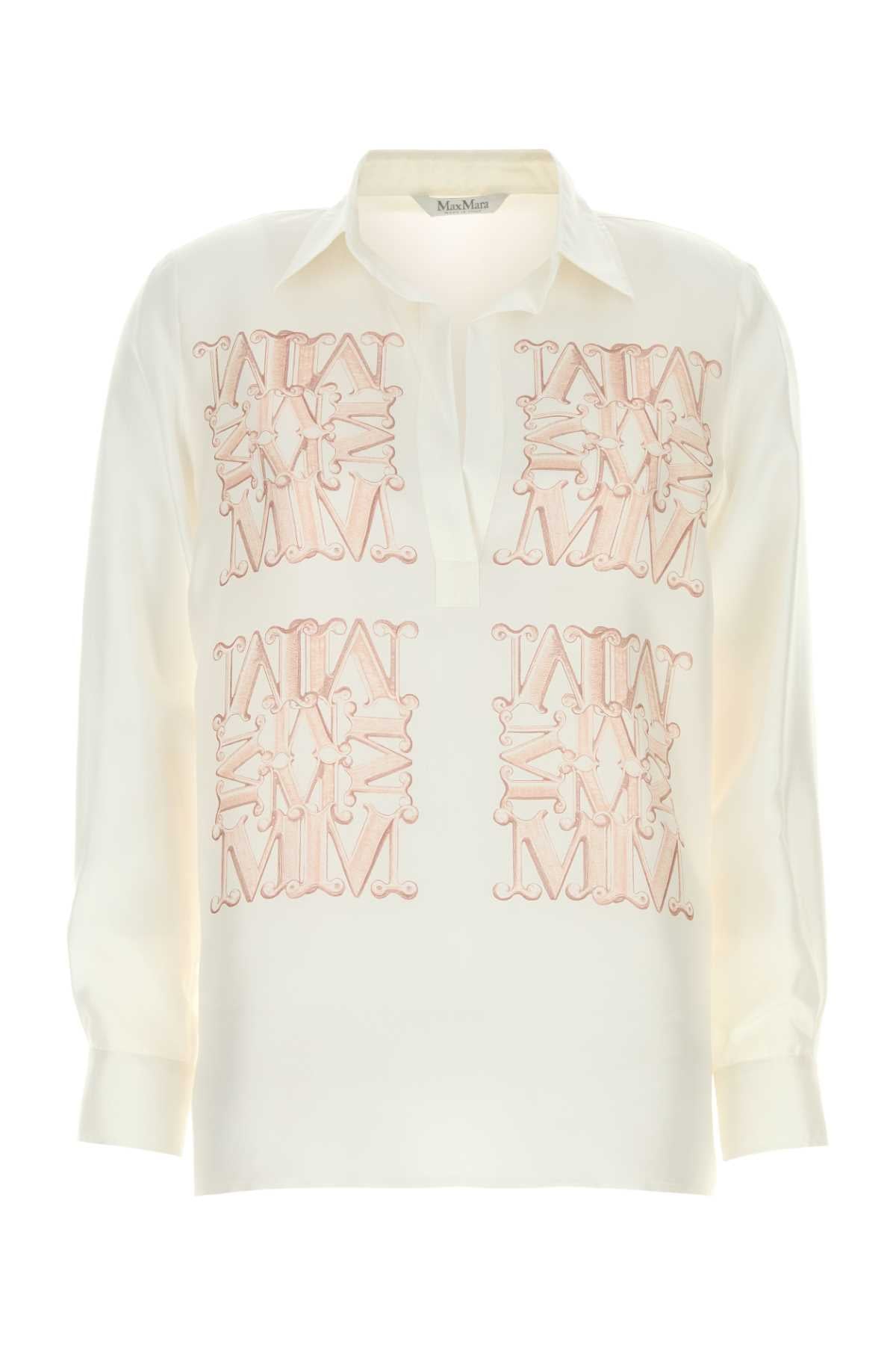 Max Mara Women White Silk Filtro Blouse MAX MARA