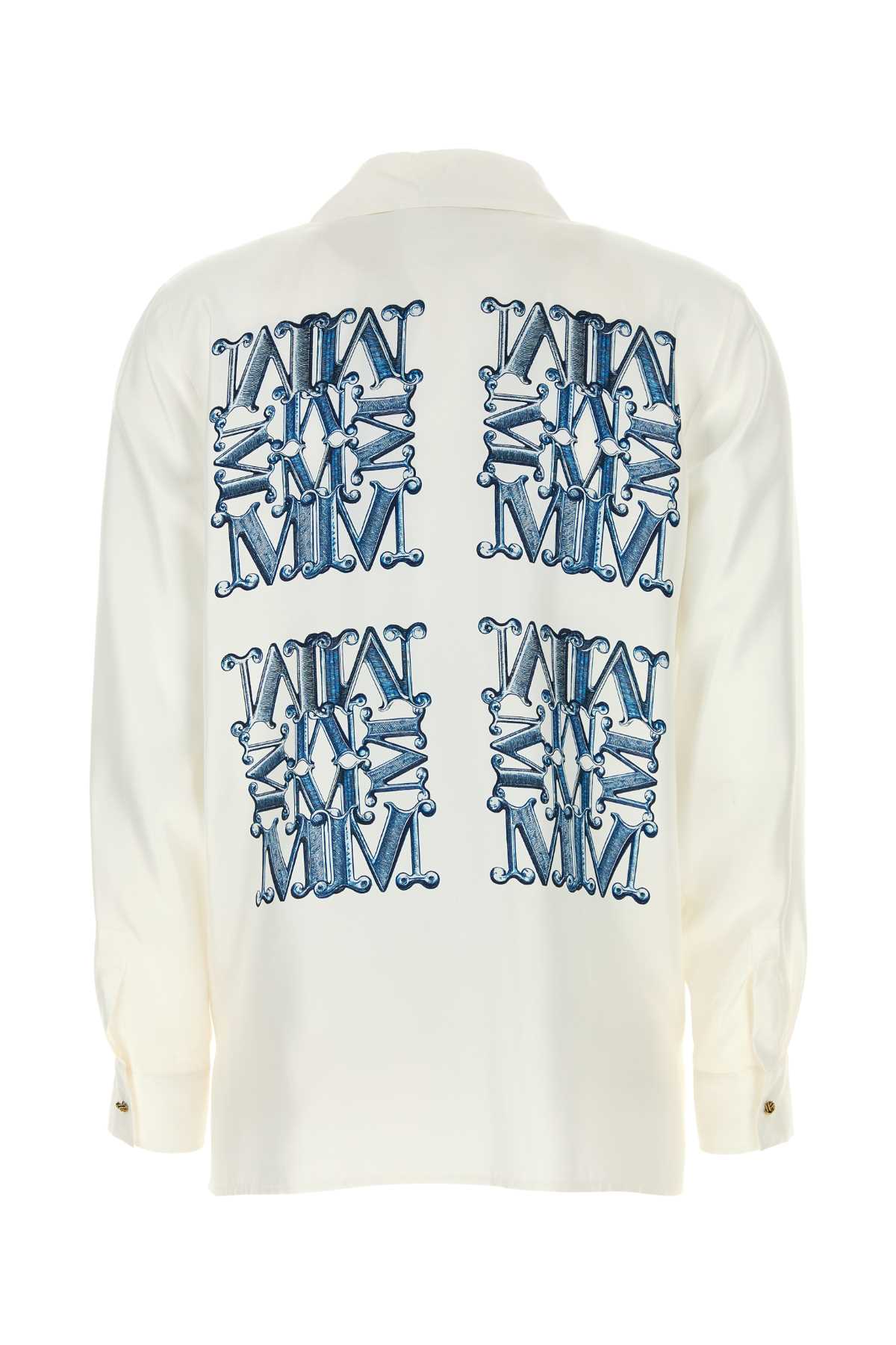 Max Mara Women White Silk Filtro Blouse MAX MARA