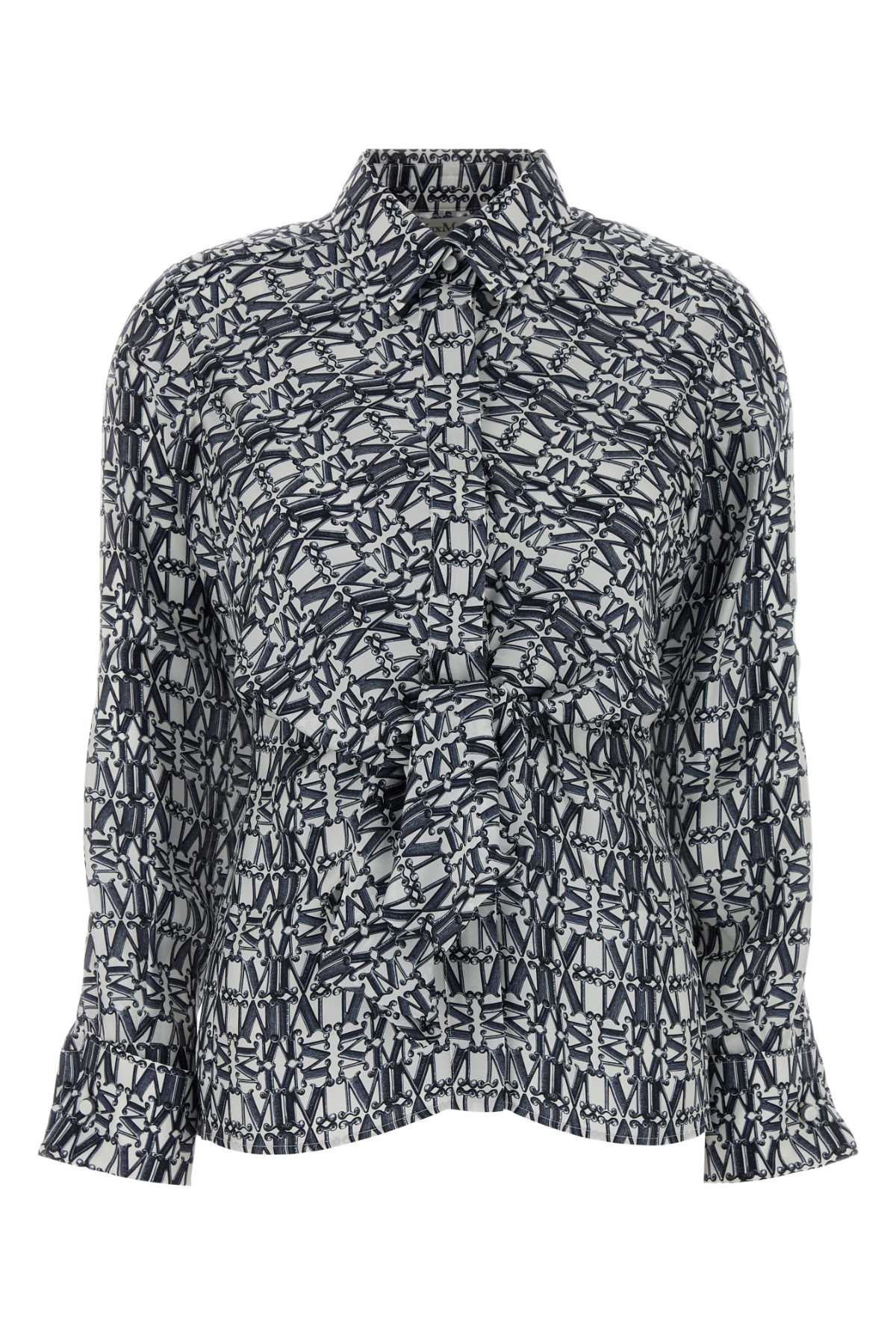 Max Mara Women Printed Silk Marte Shirt MAX MARA