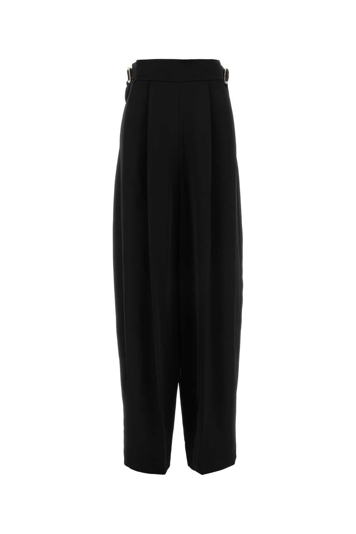 Sportmax Women Black Viscose Staglio Pant SPORTMAX