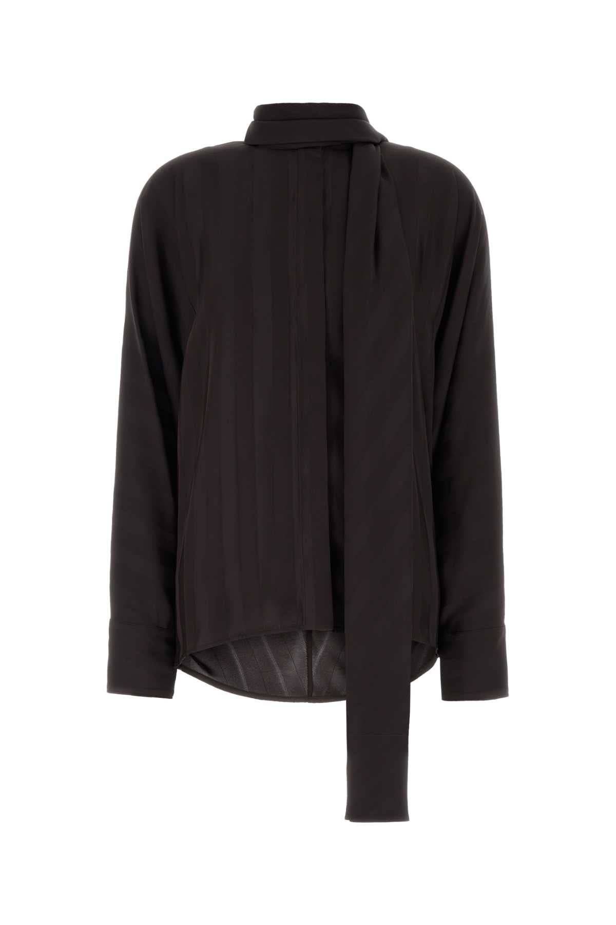 Sportmax Women Dark Brown Viscose Corsaro Shirt SPORTMAX