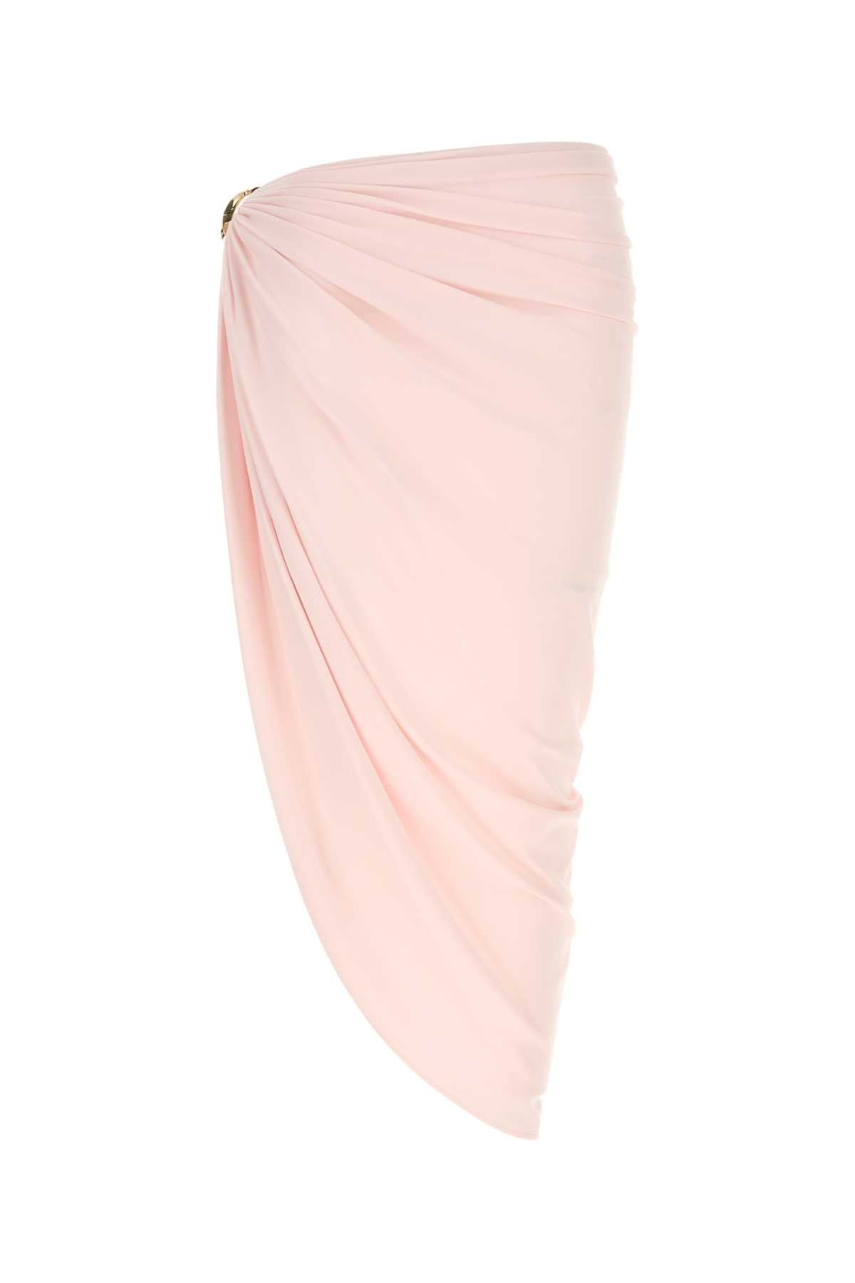 Sportmax Women Pink Stretch Crepe Licenza Skirt SPORTMAX
