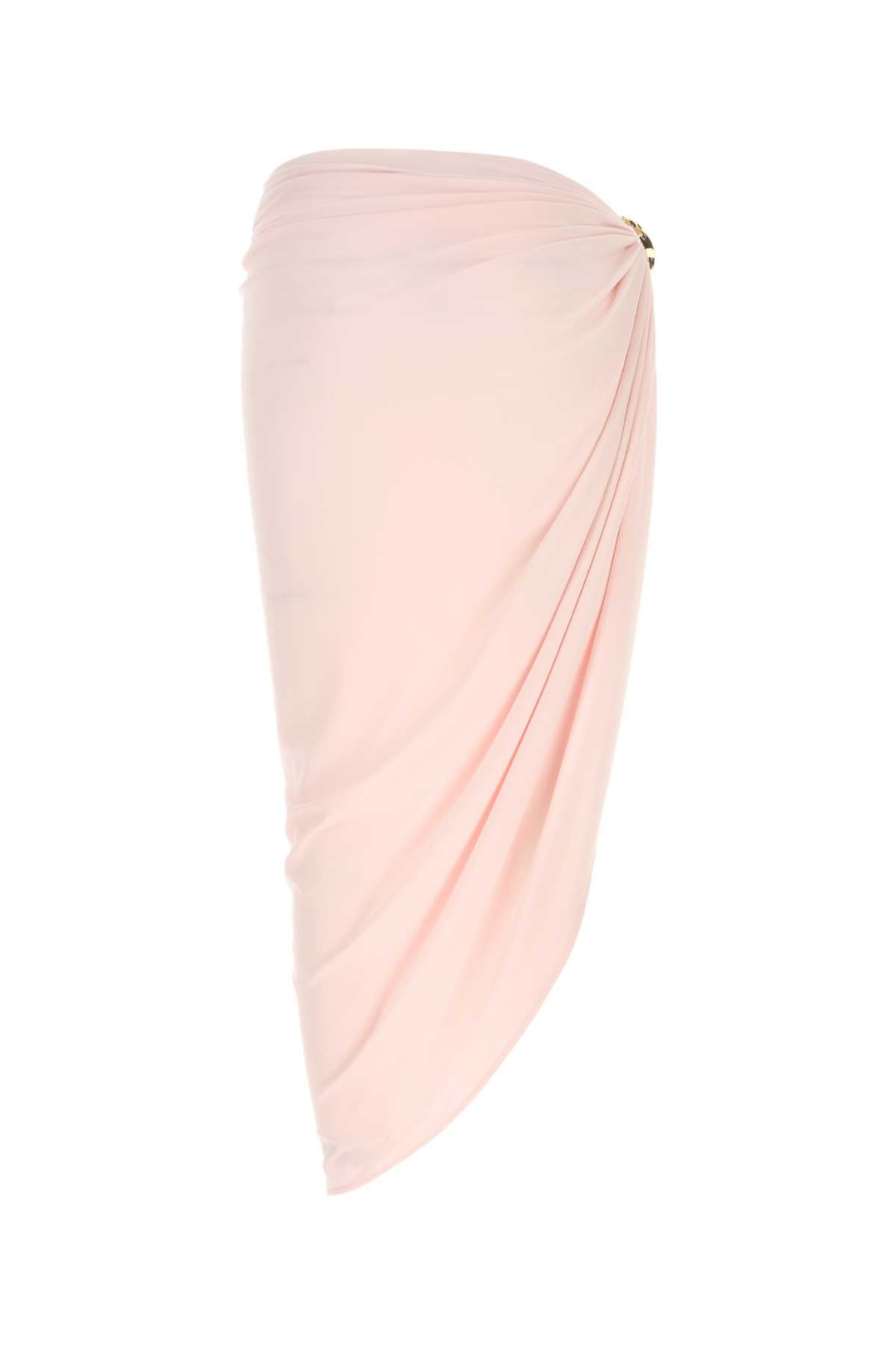 Sportmax Women Pink Stretch Crepe Licenza Skirt SPORTMAX