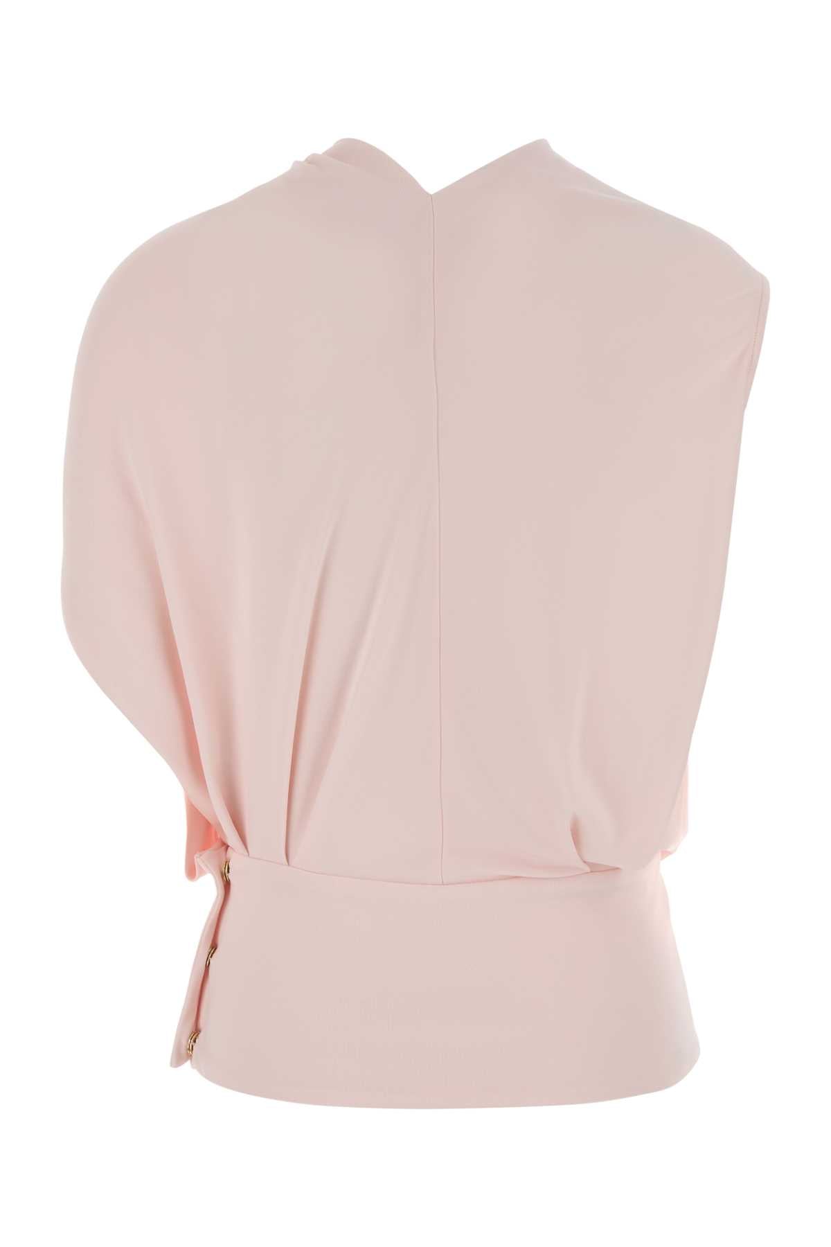 Sportmax Women Pink Stretch Viscose Lacuna Top SPORTMAX