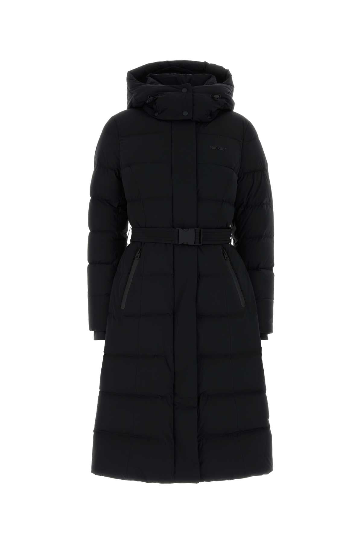 Mackage Women Black Stretch Nylon Coralia Down Jacket MACKAGE