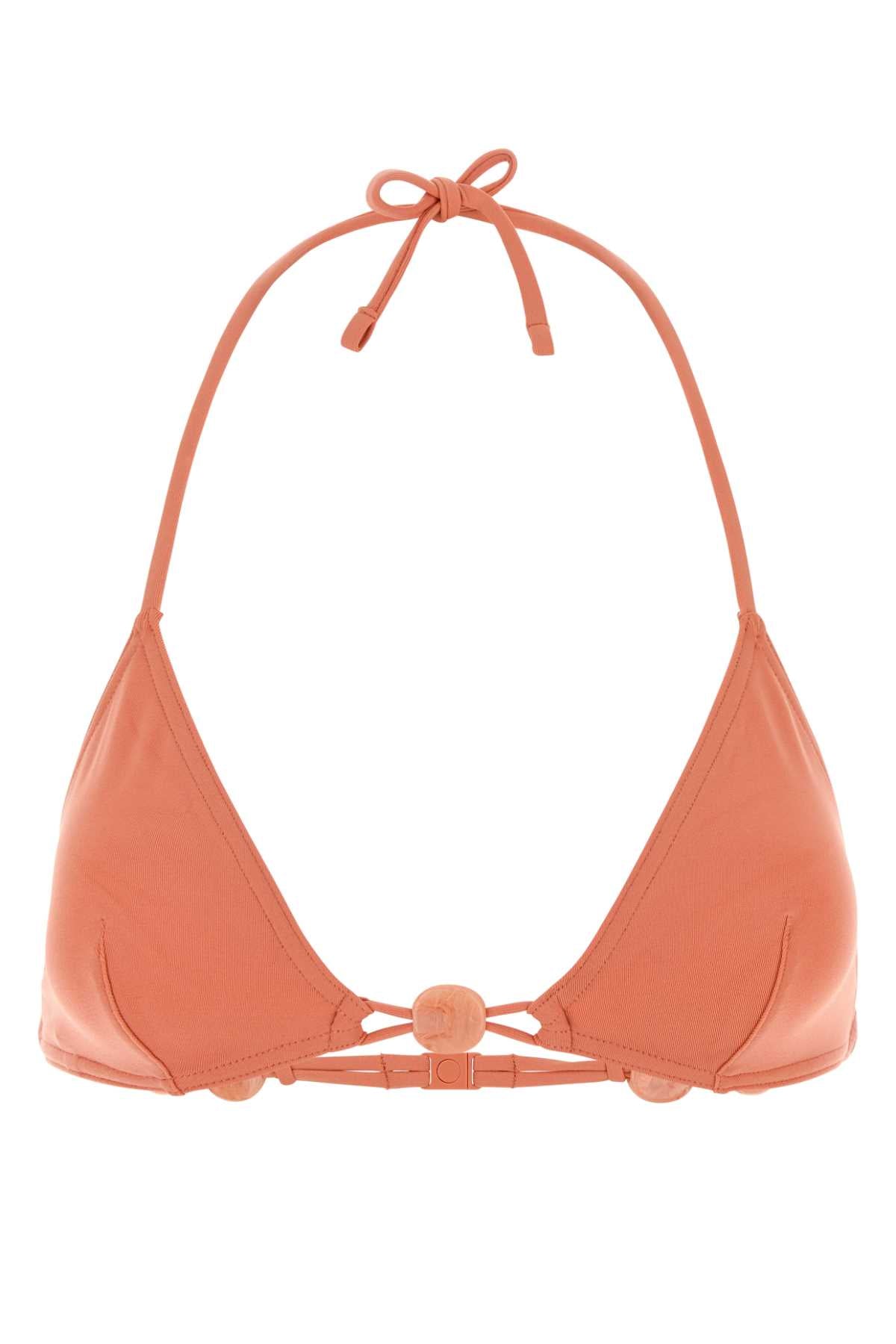 Eres Women Peach Stretch Nylon Alva Bikini Top ERES