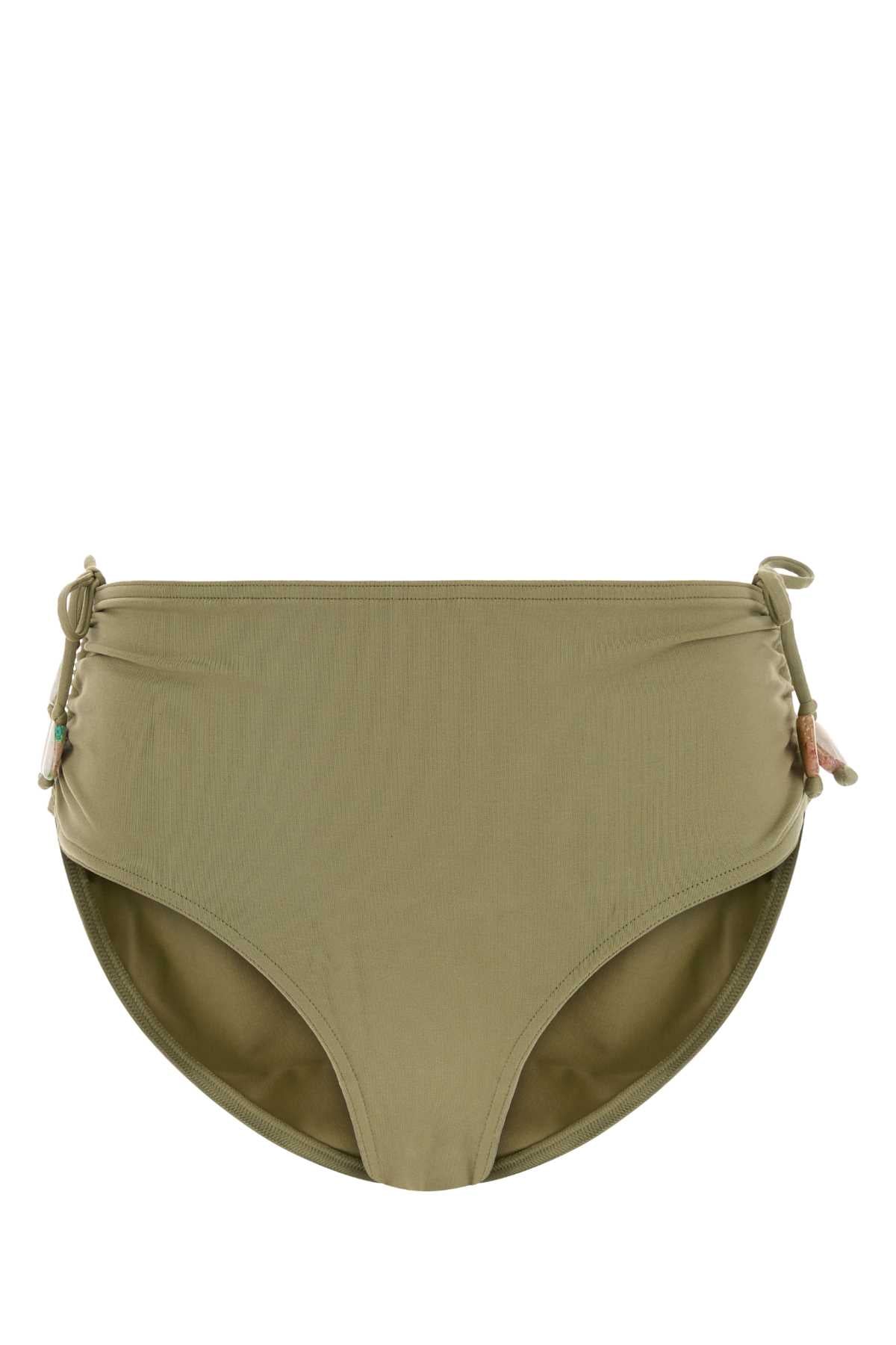 Eres Women Sage Green Stretch Nylon Christie Bikini Bottom ERES