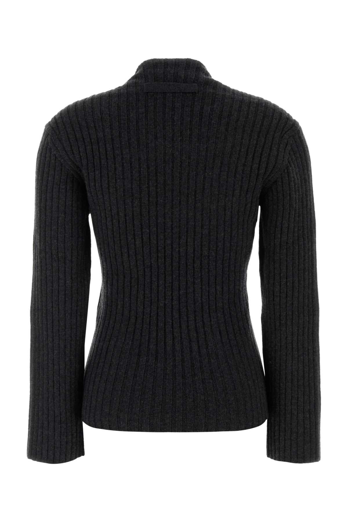 Victoria Beckham Women Charcoal Wool Blend Sweater VICTORIA BECKHAM