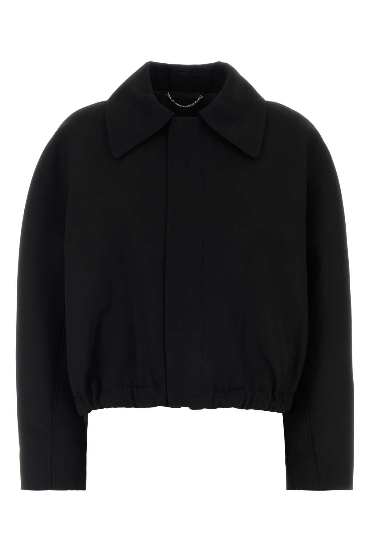 Victoria Beckham Women Black Wool Arden Bomber Jacket VICTORIA BECKHAM