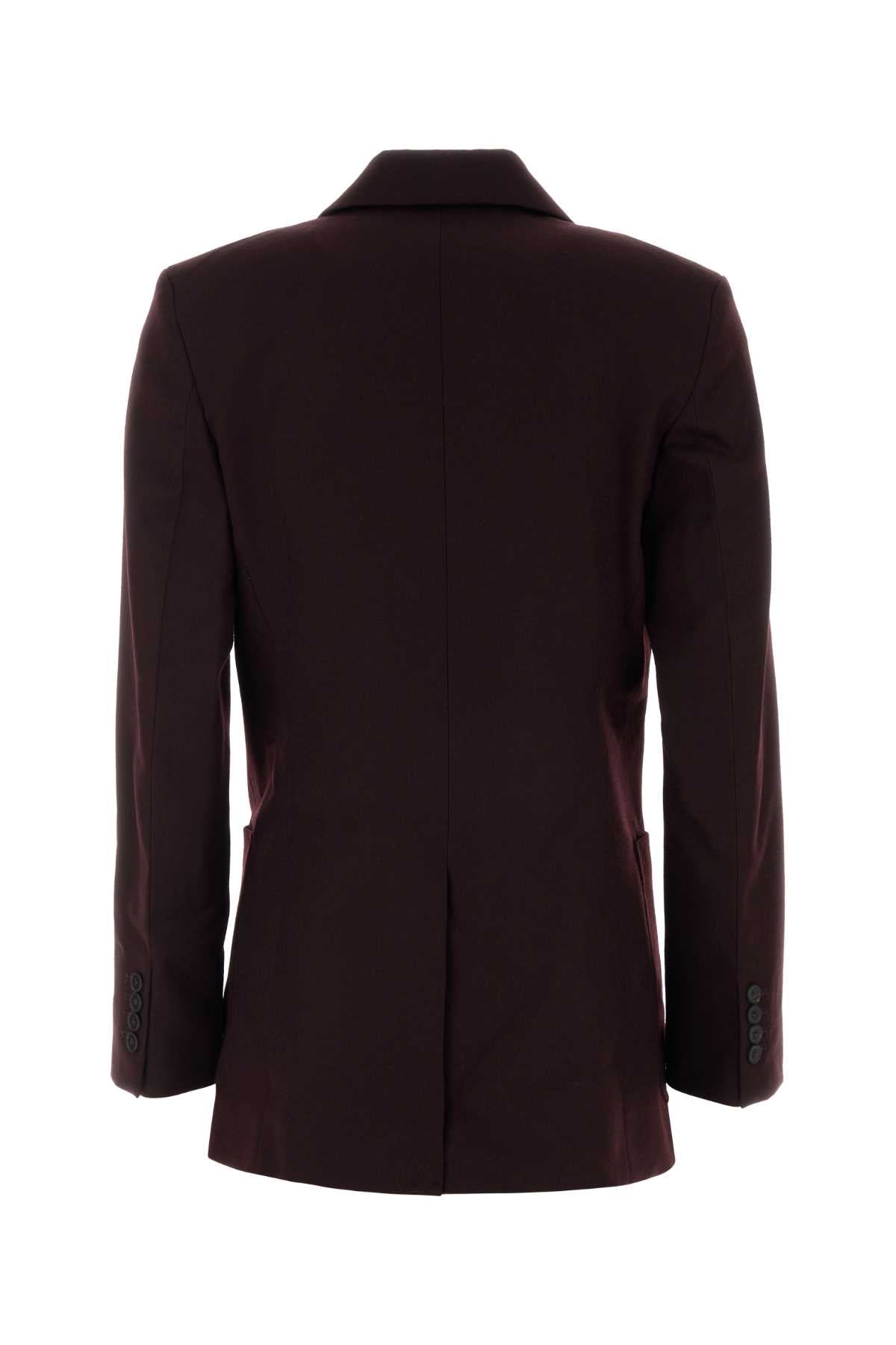 Victoria Beckham Women Purple Wool Katherine Blazer VICTORIA BECKHAM