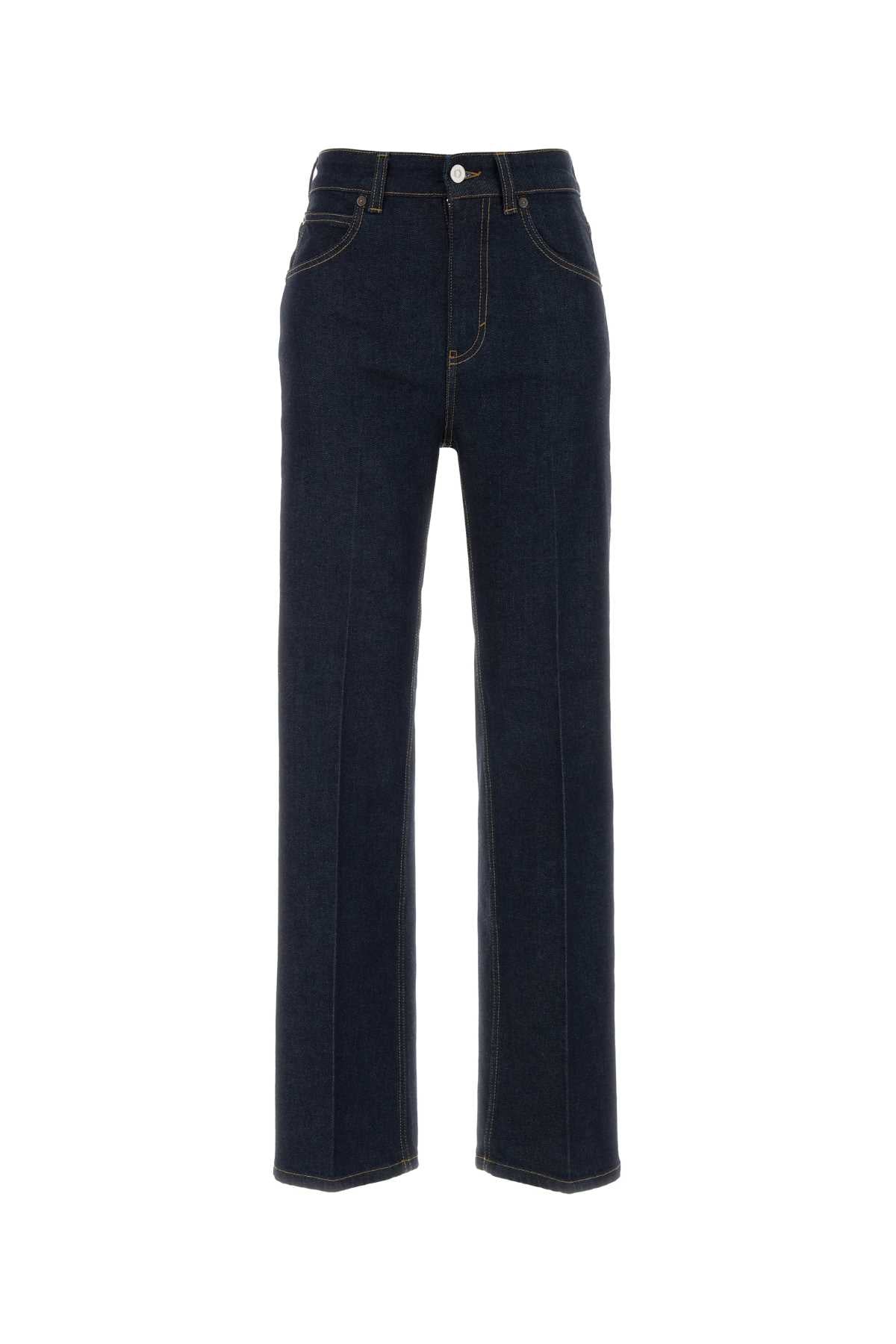 Victoria Beckham Women Blue Stretch Denim Julia Jeans VICTORIA BECKHAM