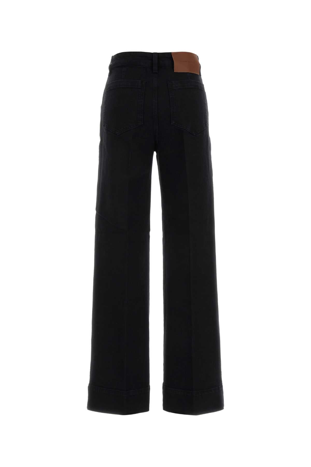 Victoria Beckham Women Black Stretch Cotton Alina Jeans VICTORIA BECKHAM