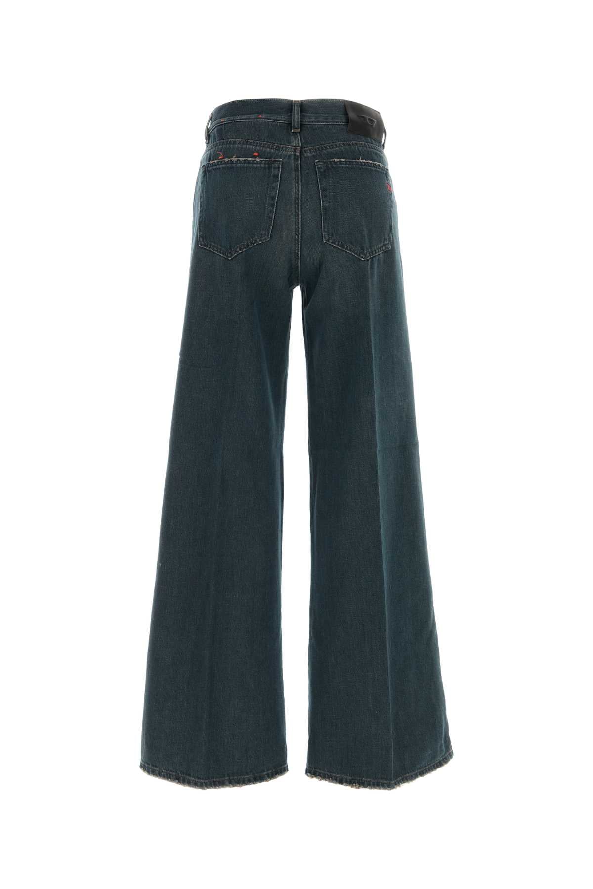 Diesel Women Denim D-Akemi Wide-Leg Jeans DIESEL