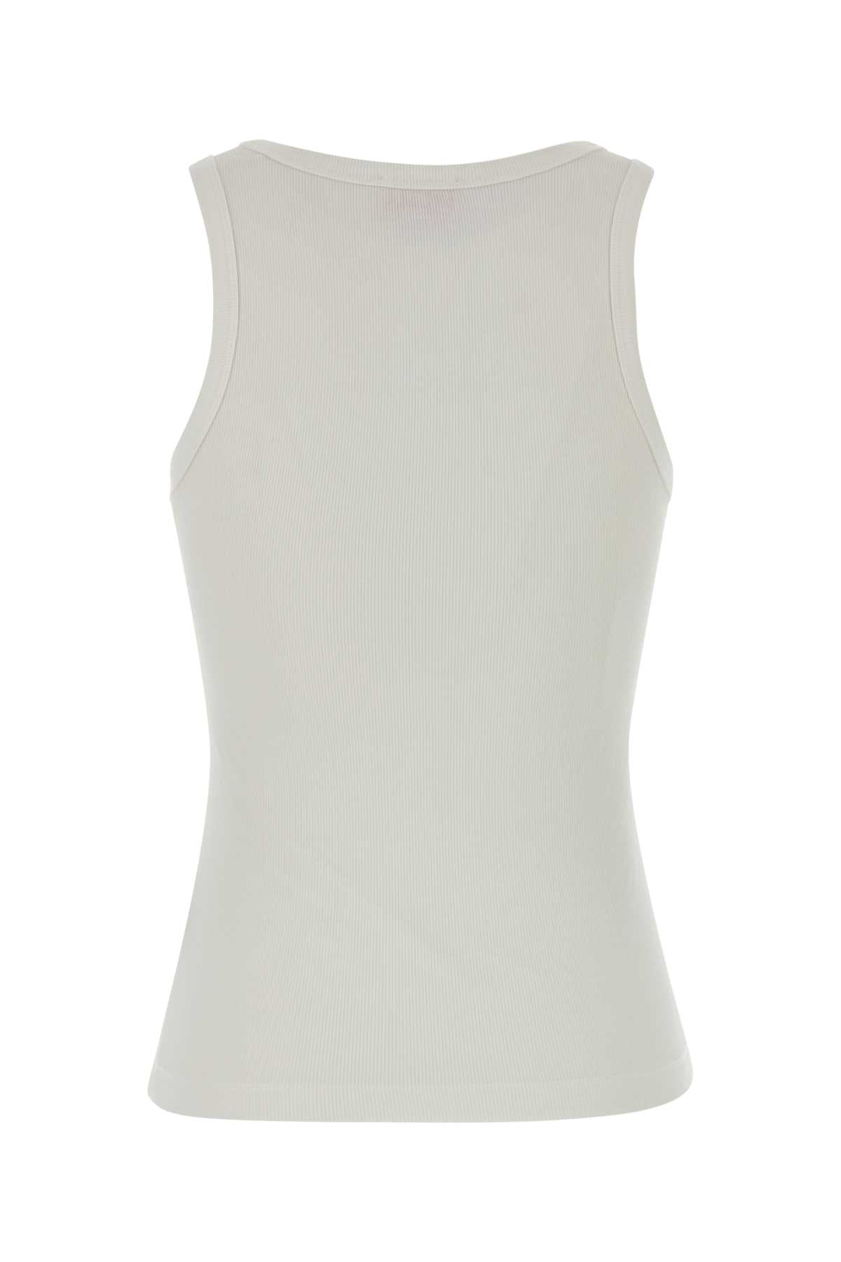 Diesel Women White Stretch Cotton T-Ank Tank Top DIESEL