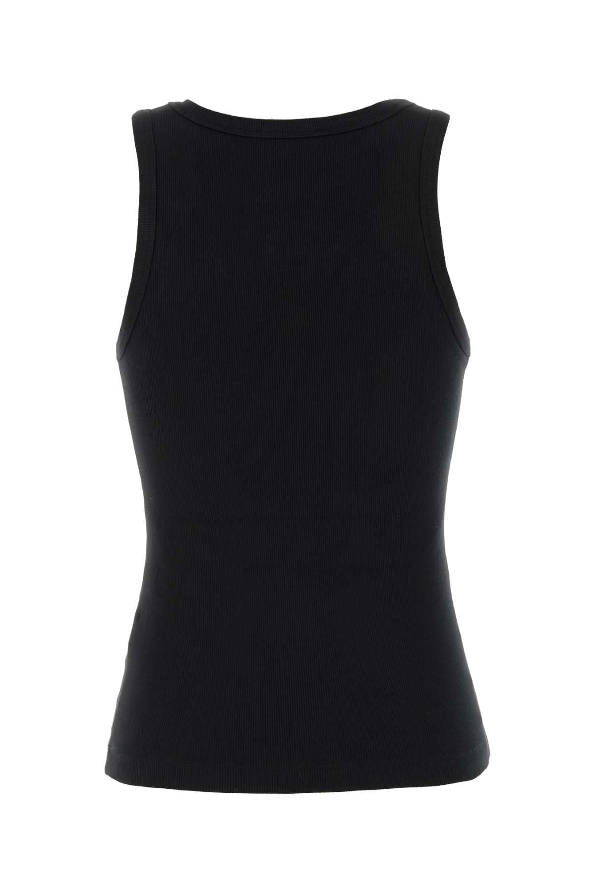 Diesel Women Black Stretch Cotton T-Ank Tank Top DIESEL