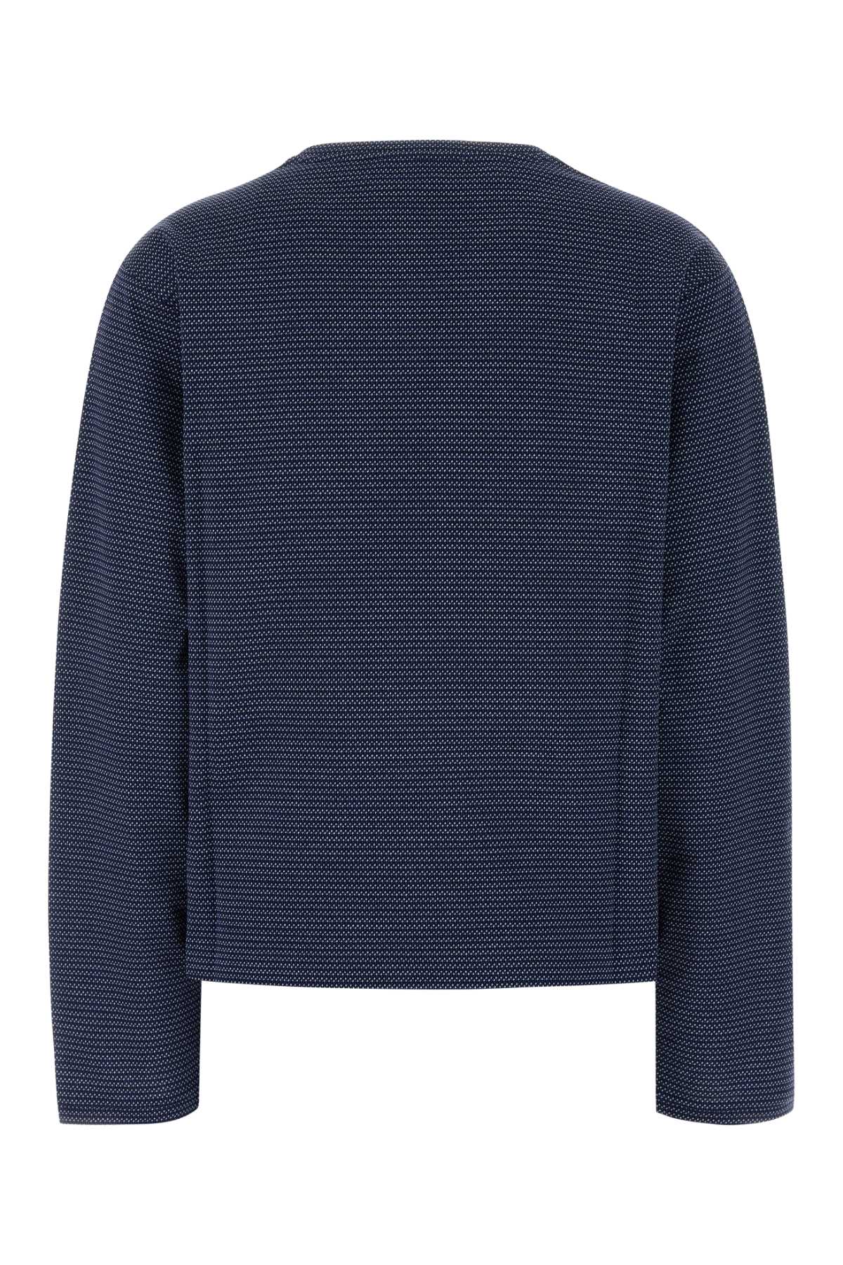 Miu Miu Women Two-Tone Jersey T-Shirt MIU MIU