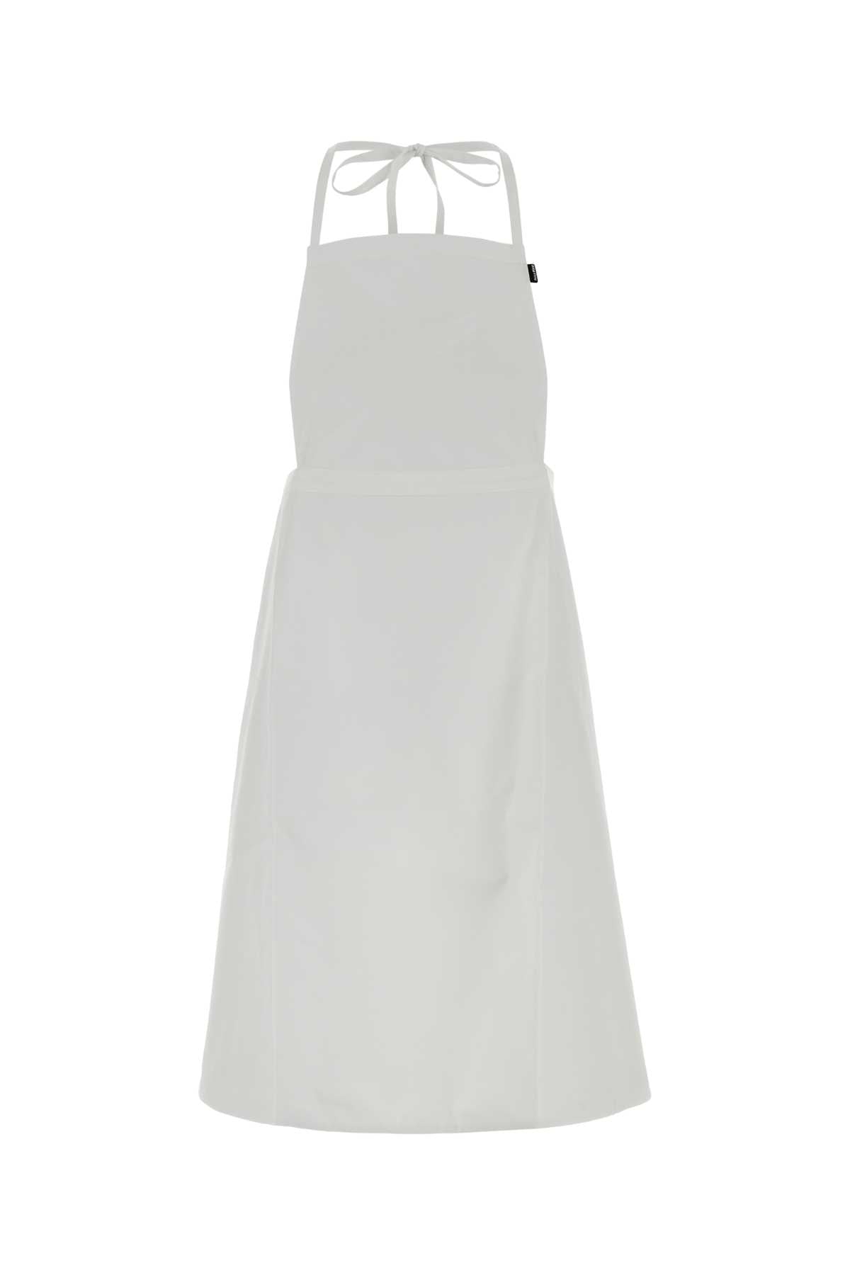 Miu Miu Women White Poplin Apron MIU MIU
