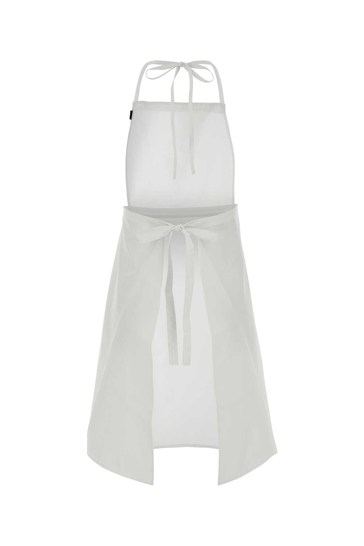 Miu Miu Women White Poplin Apron MIU MIU