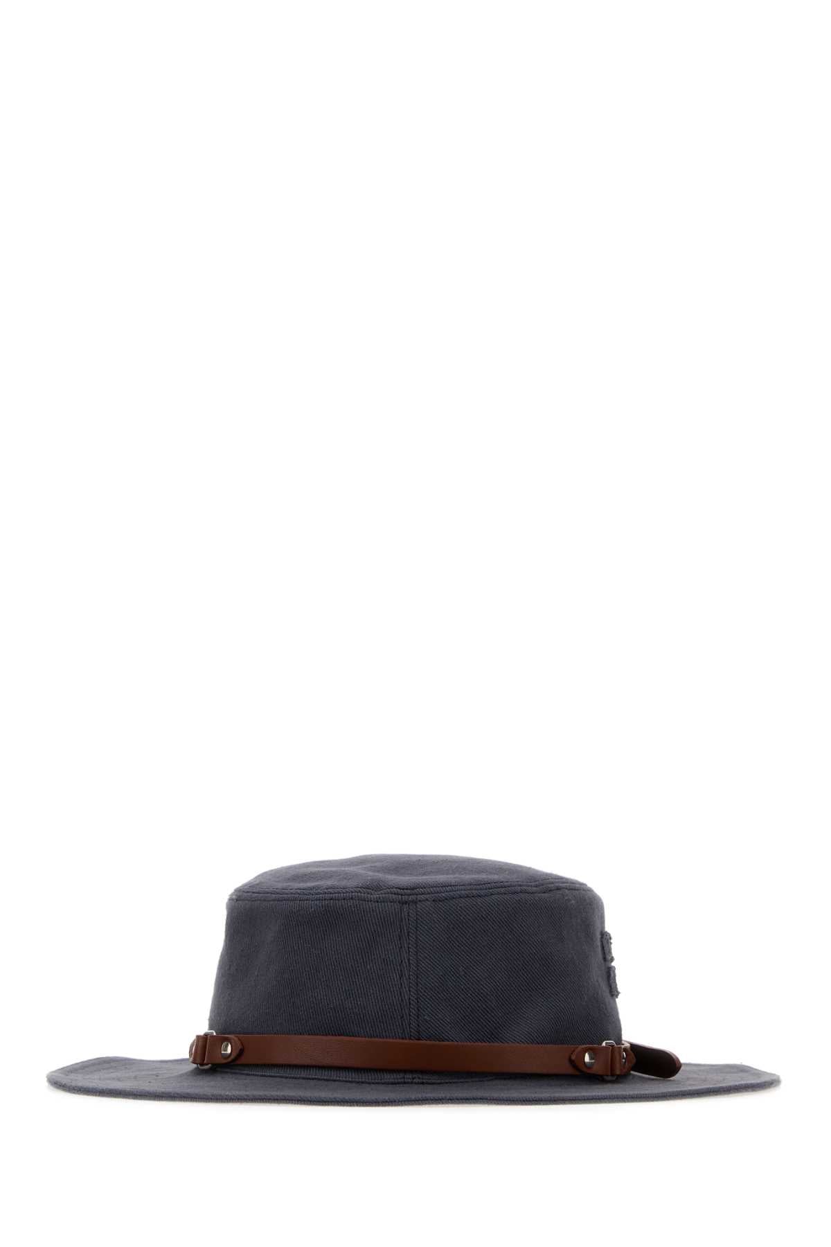 Miu Miu Women Navy Blue Drill Hat MIU MIU