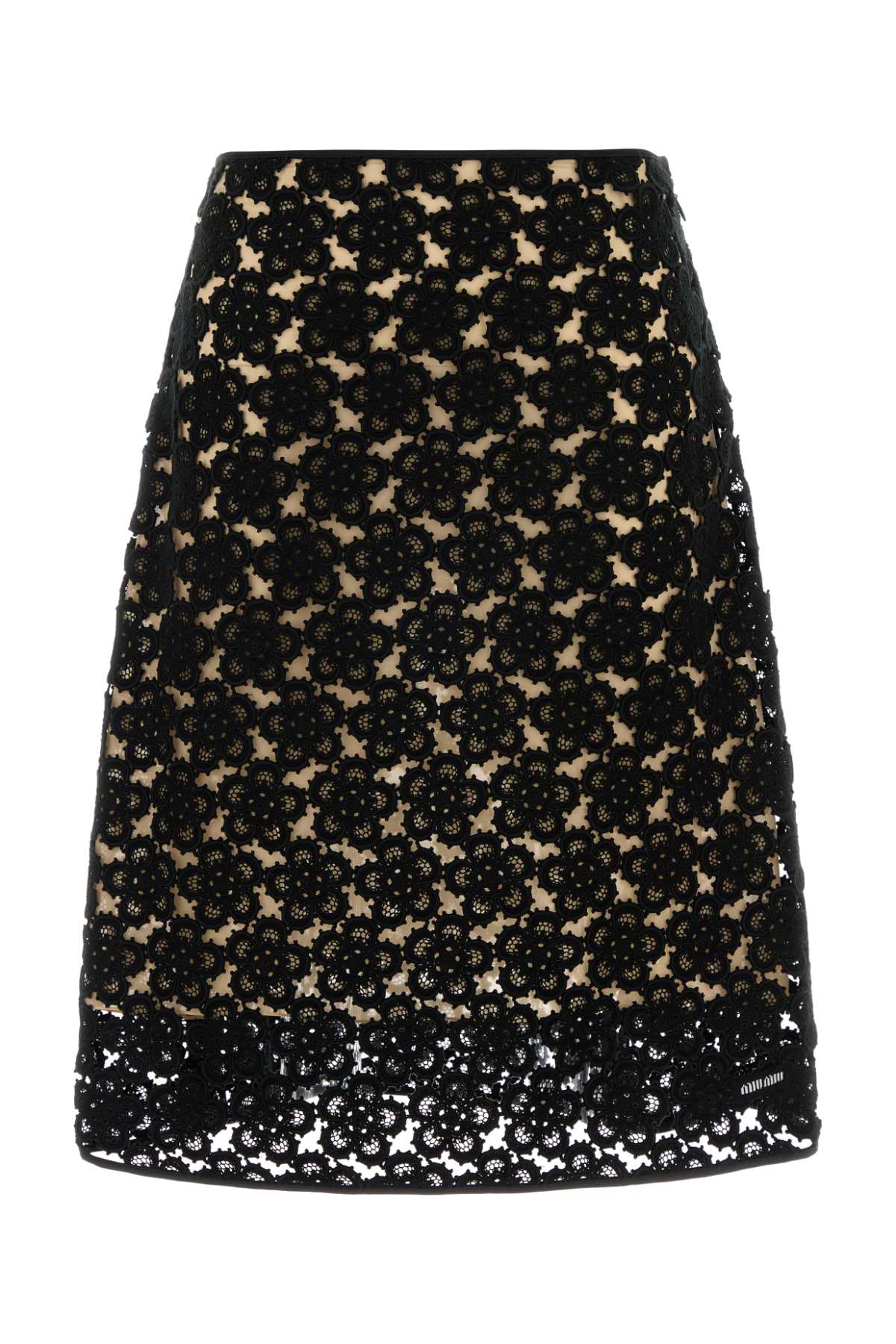 Miu Miu Women Black Lace Skirt MIU MIU