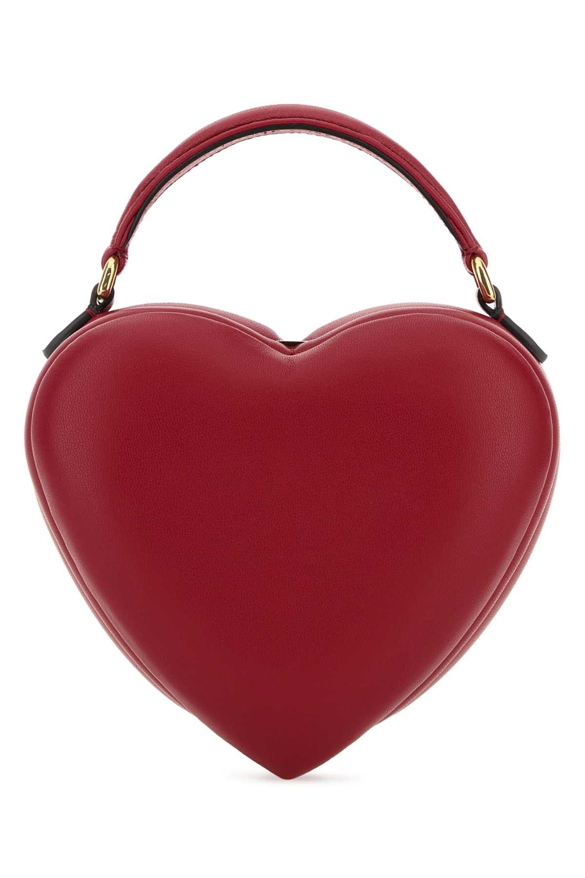Moschino Women Red Nappa Leather Love Me Bag Handbag MOSCHINO