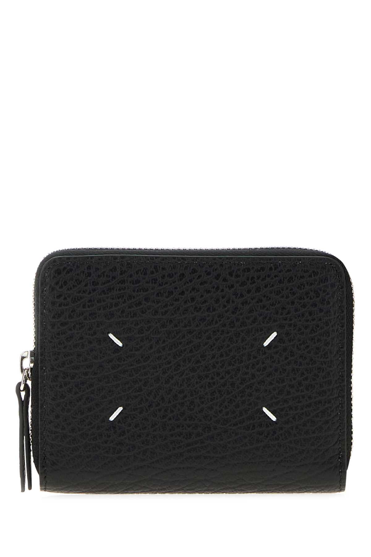 Maison Margiela Women Black Leather Wallet MAISON MARGIELA