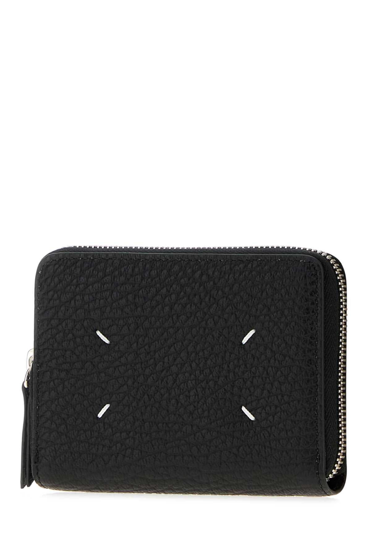 Maison Margiela Women Black Leather Wallet MAISON MARGIELA