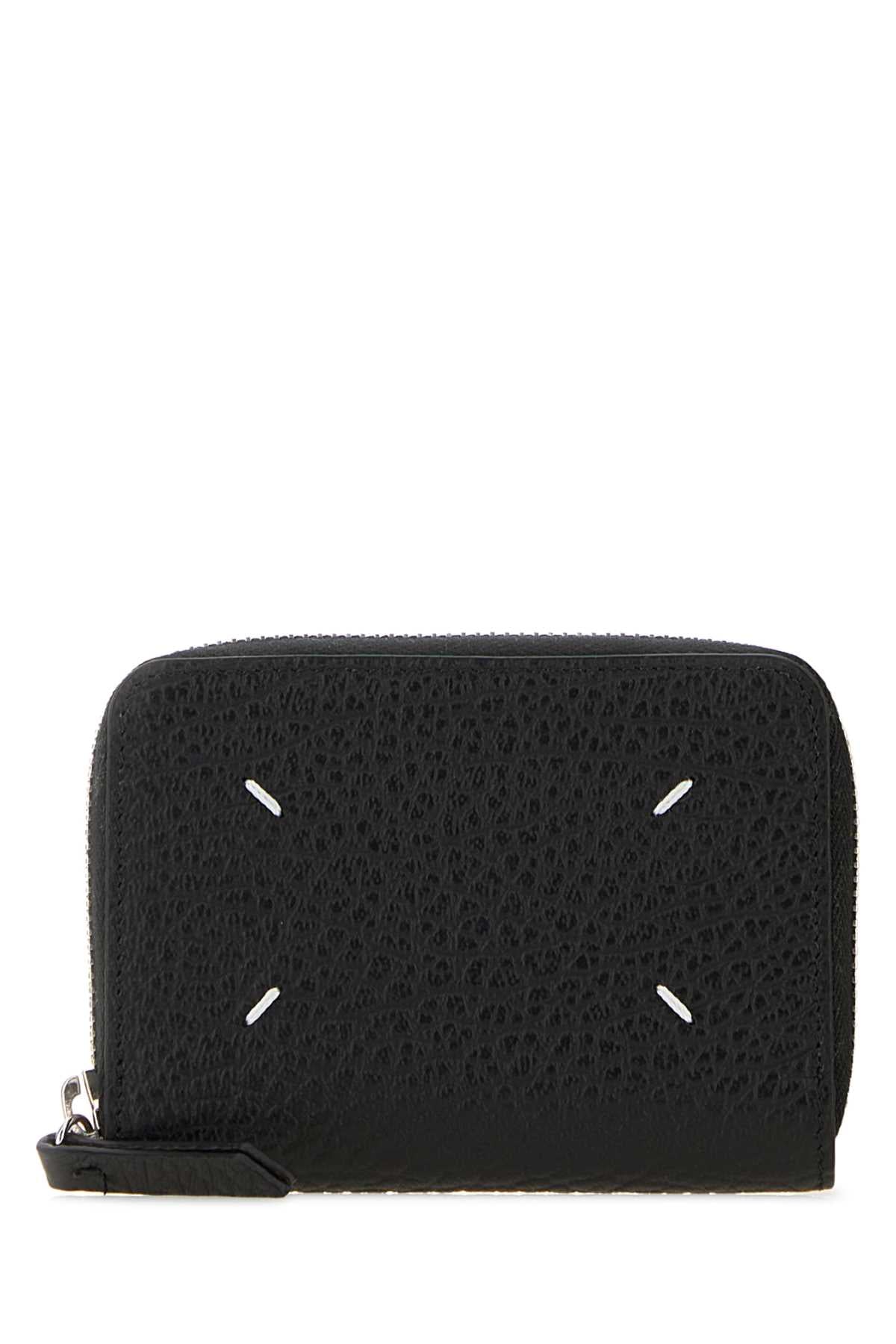Maison Margiela Women Black Leather Wallet MAISON MARGIELA