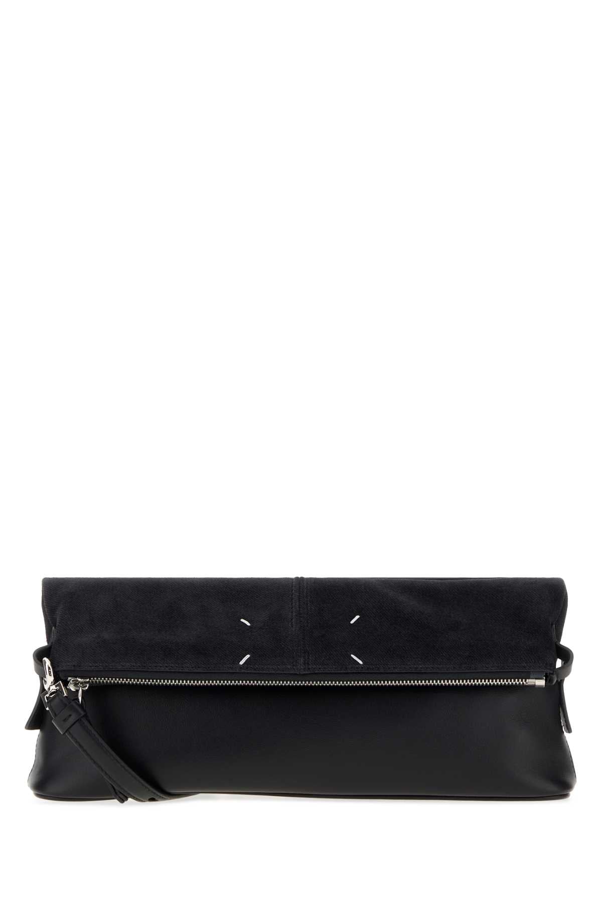 Maison Margiela Women Black Leather 5Ac Clutch MAISON MARGIELA