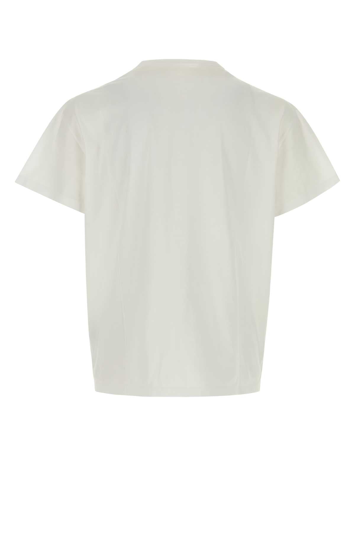 Maison Margiela Men White Cotton T-Shirt MAISON MARGIELA