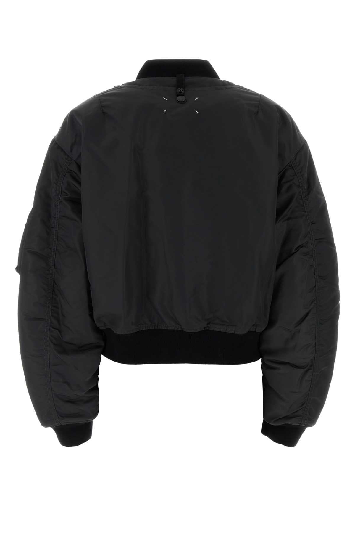Maison Margiela Women Slate Nylon Bomber Jacket MAISON MARGIELA