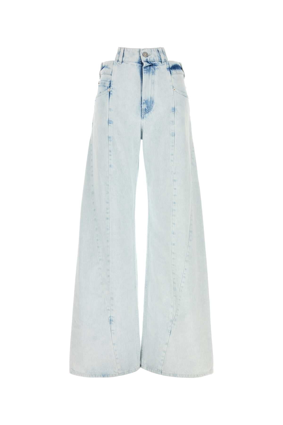 Maison Margiela Women Denim Wide-Leg Jeans MAISON MARGIELA