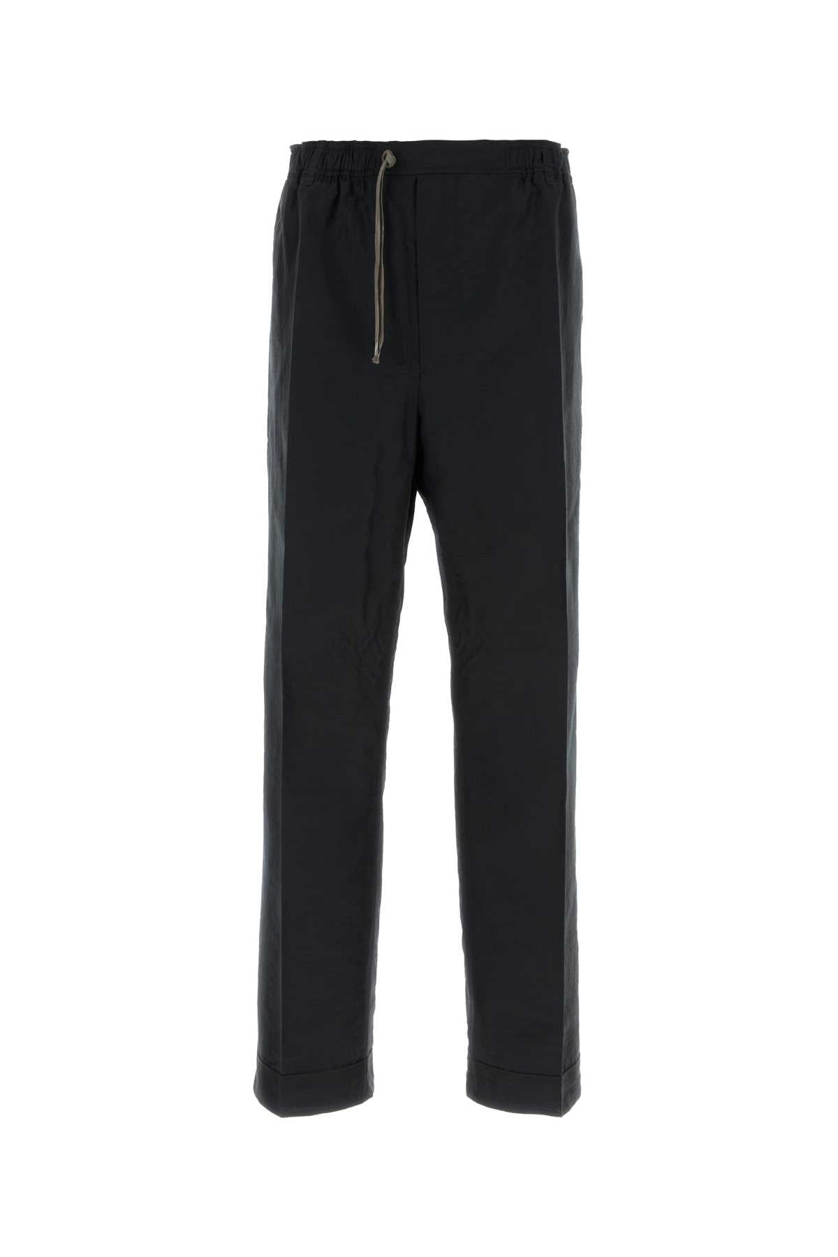Maison Margiela Men Midnight Blue Cotton Blend Pant MAISON MARGIELA