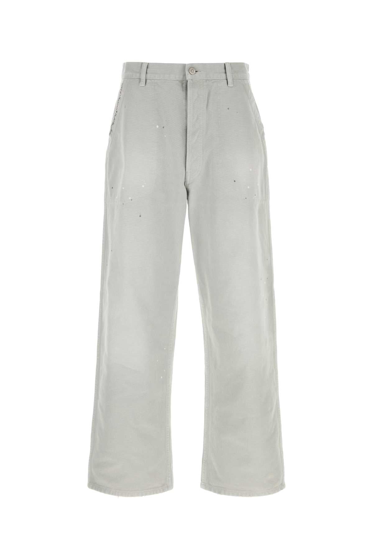 Maison Margiela Men Light Grey Cotton Pant MAISON MARGIELA