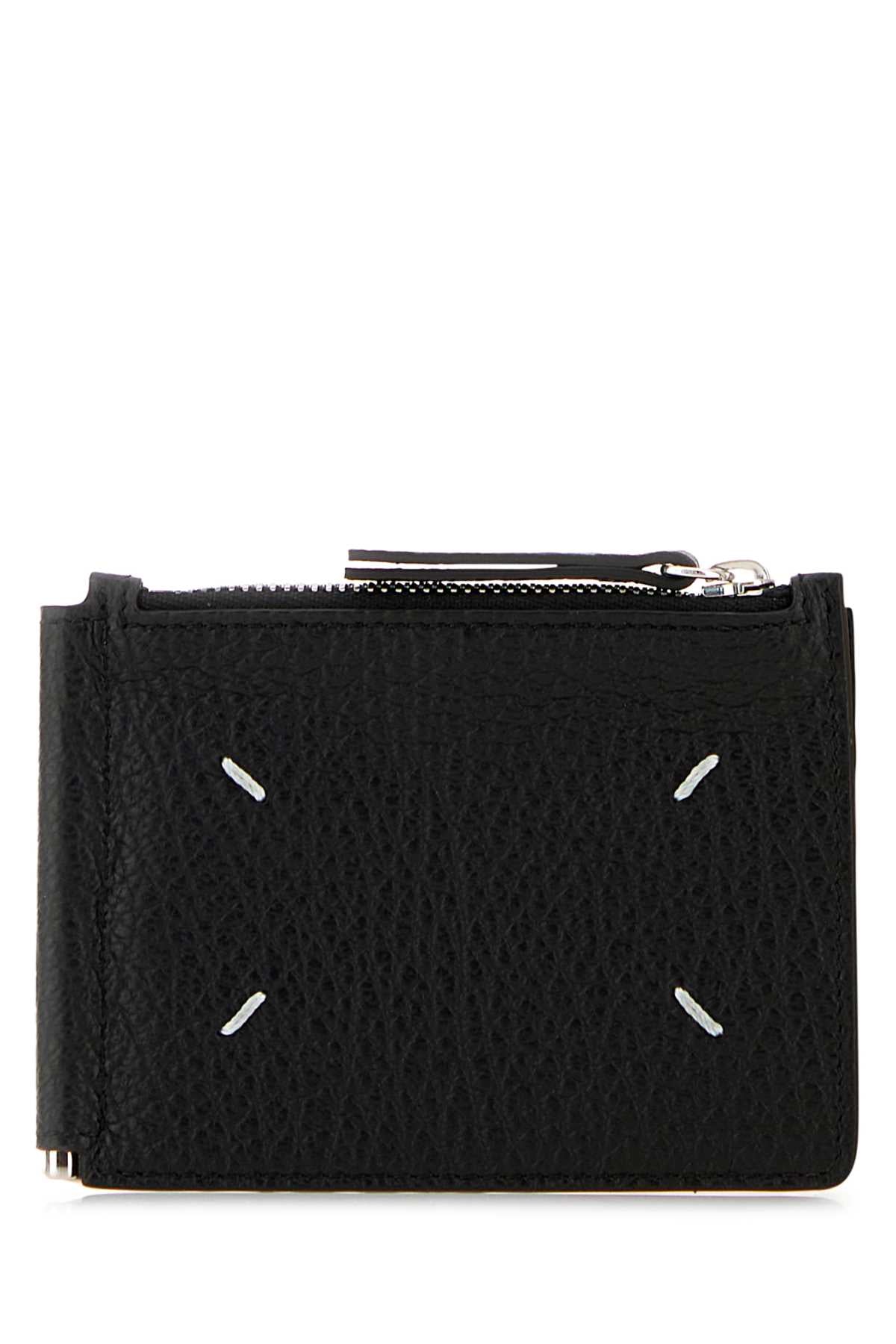 Maison Margiela Women Black Leather Wallet MAISON MARGIELA