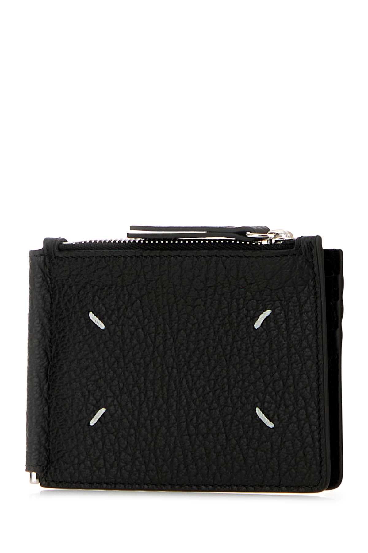 Maison Margiela Women Black Leather Wallet MAISON MARGIELA