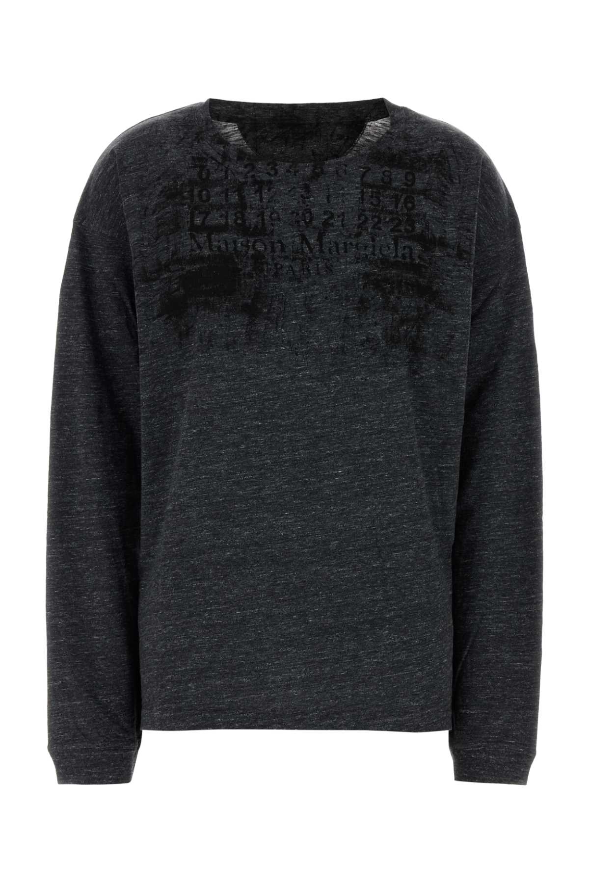 Maison Margiela Women Slate Cotton T-Shirt MAISON MARGIELA
