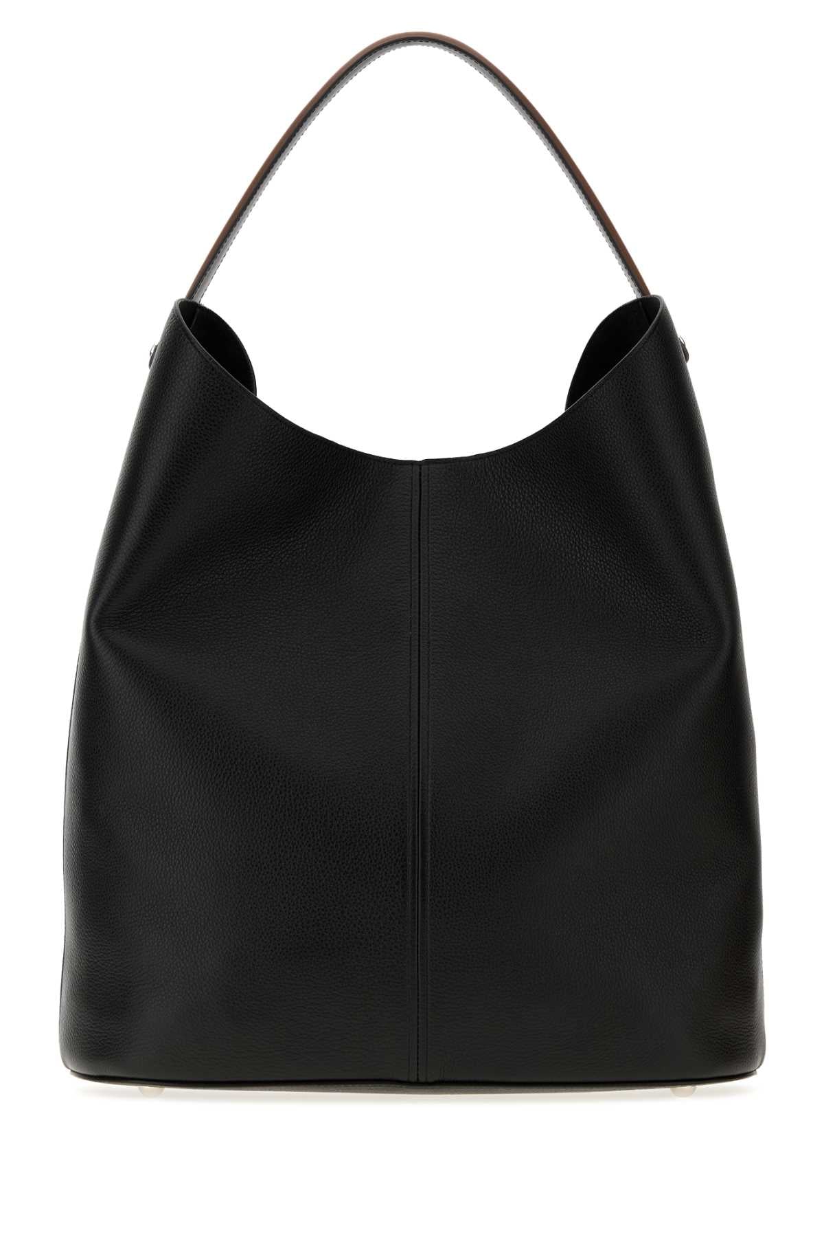 Maison Margiela Women Black Leather Dress-Age Shopping Bag