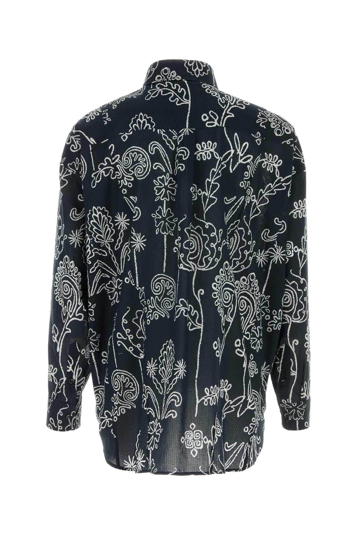 Giorgio Armani Men Printed Cotton Shirt GIORGIO ARMANI