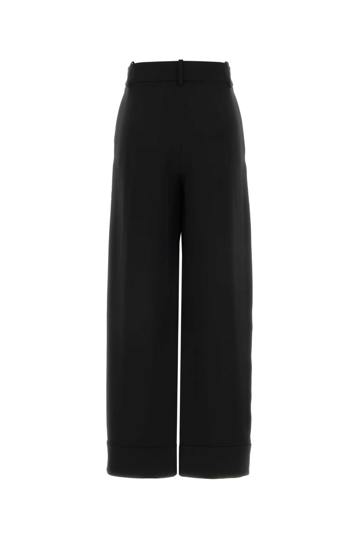 Giorgio Armani Women Black Crepe Wide-Leg Pant GIORGIO ARMANI