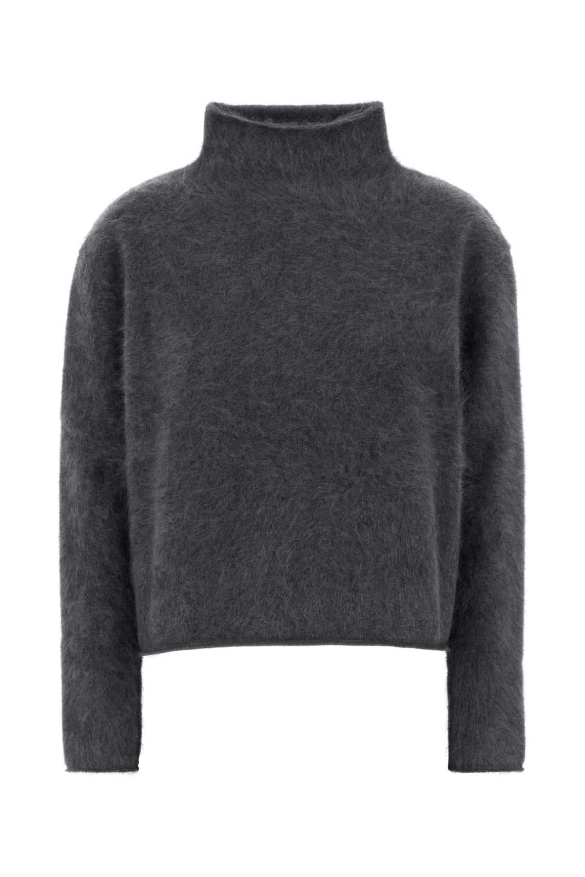 Lisa Yang Women Graphite Cashmere Oversize Sandy Sweater LISA YANG