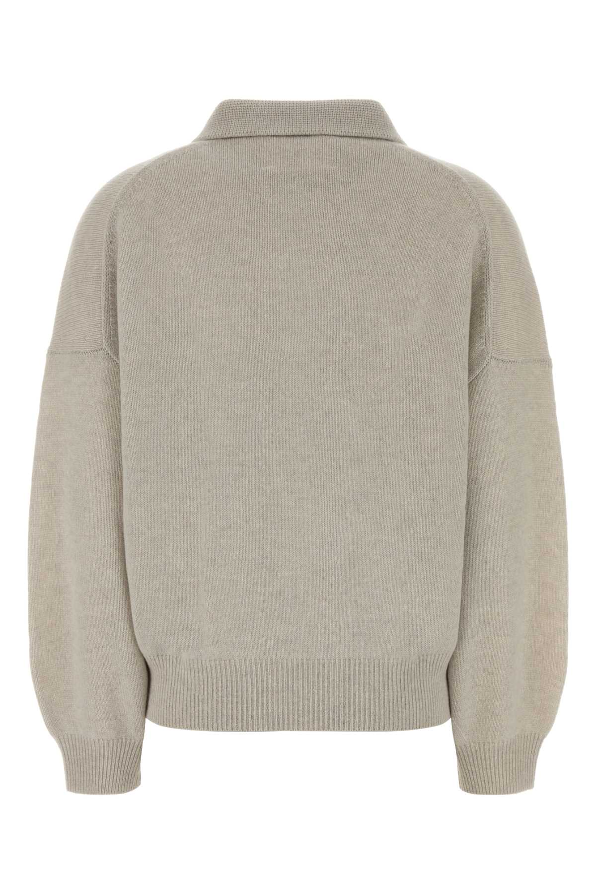 Lisa Yang Women Sand Cashmere Etta Polo Shirt LISA YANG